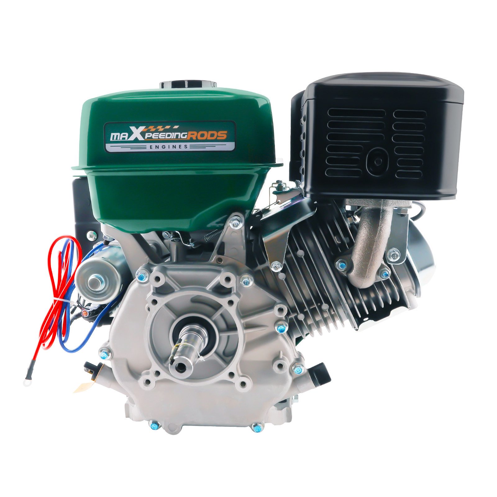 maXpeedingrods Motoreinachser PE-MXR420E, (1-tlg), 420cc Benzinmotor 4-Takt OHV 15PS/8KW Standmotor Kartmotor E-start
