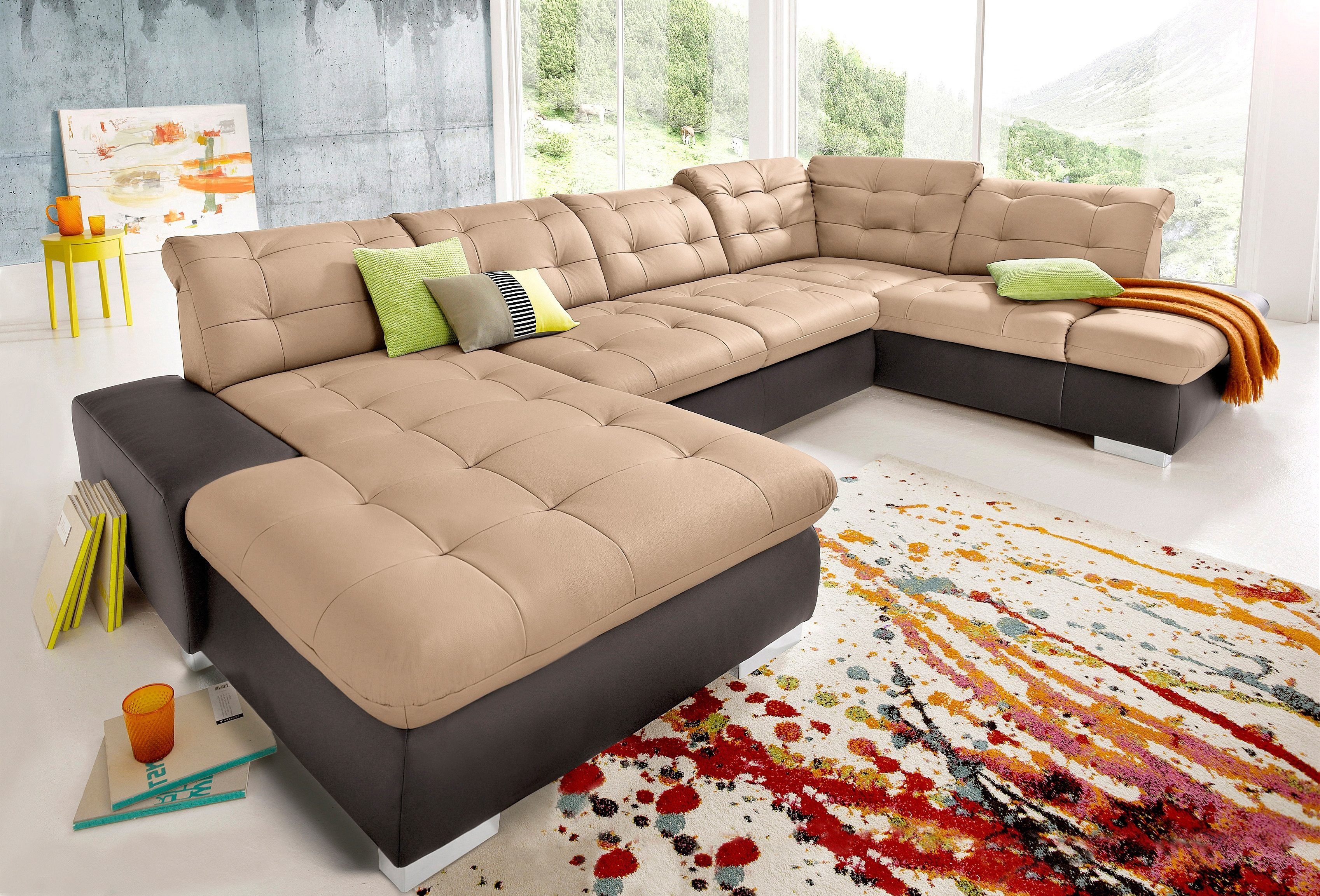 sit&more Wohnlandschaft Palomino U-Form, wahlweise in günstig online kaufen
