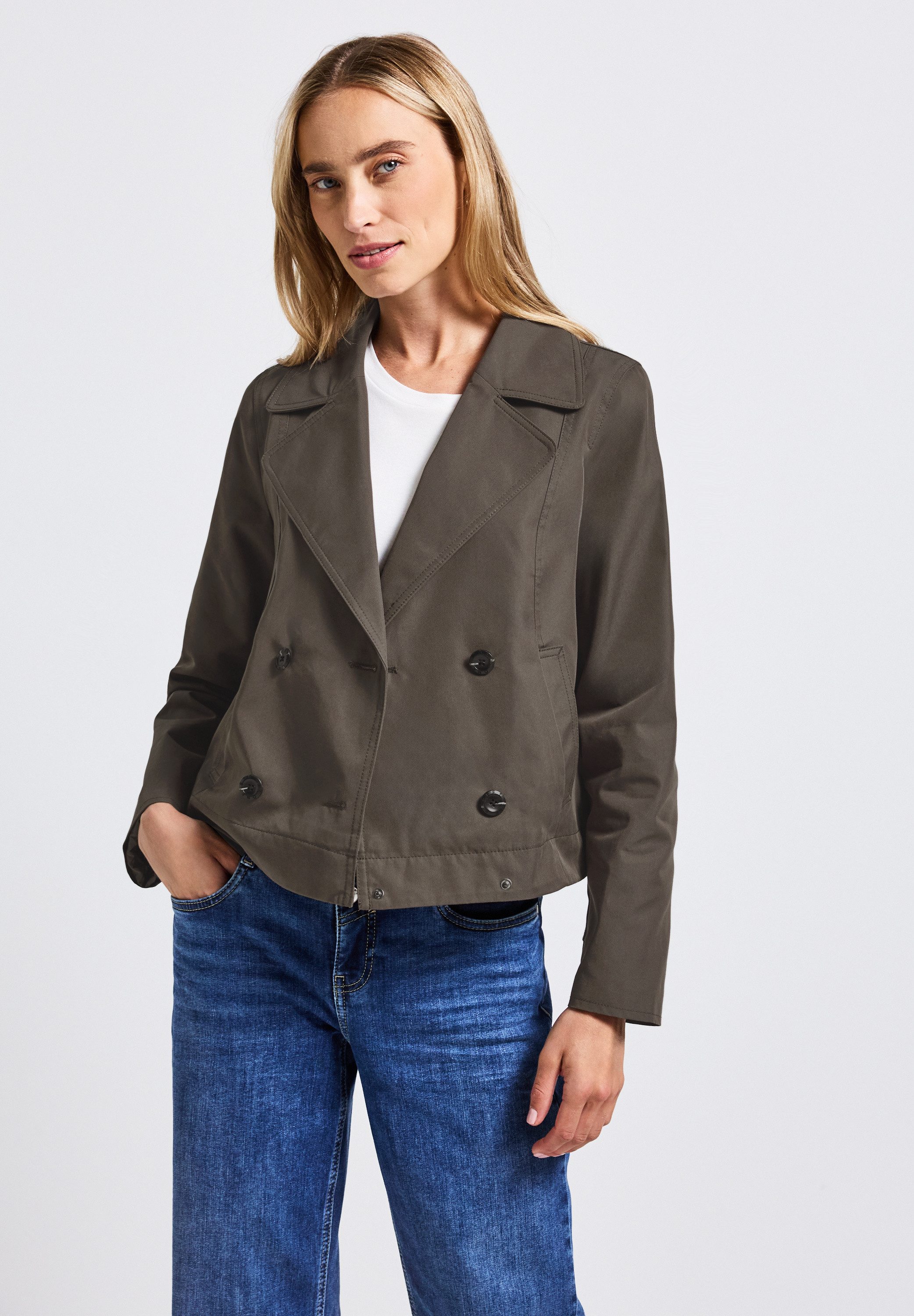 STREET ONE Kurzjacke im soften Baumwoll-Mix günstig online kaufen