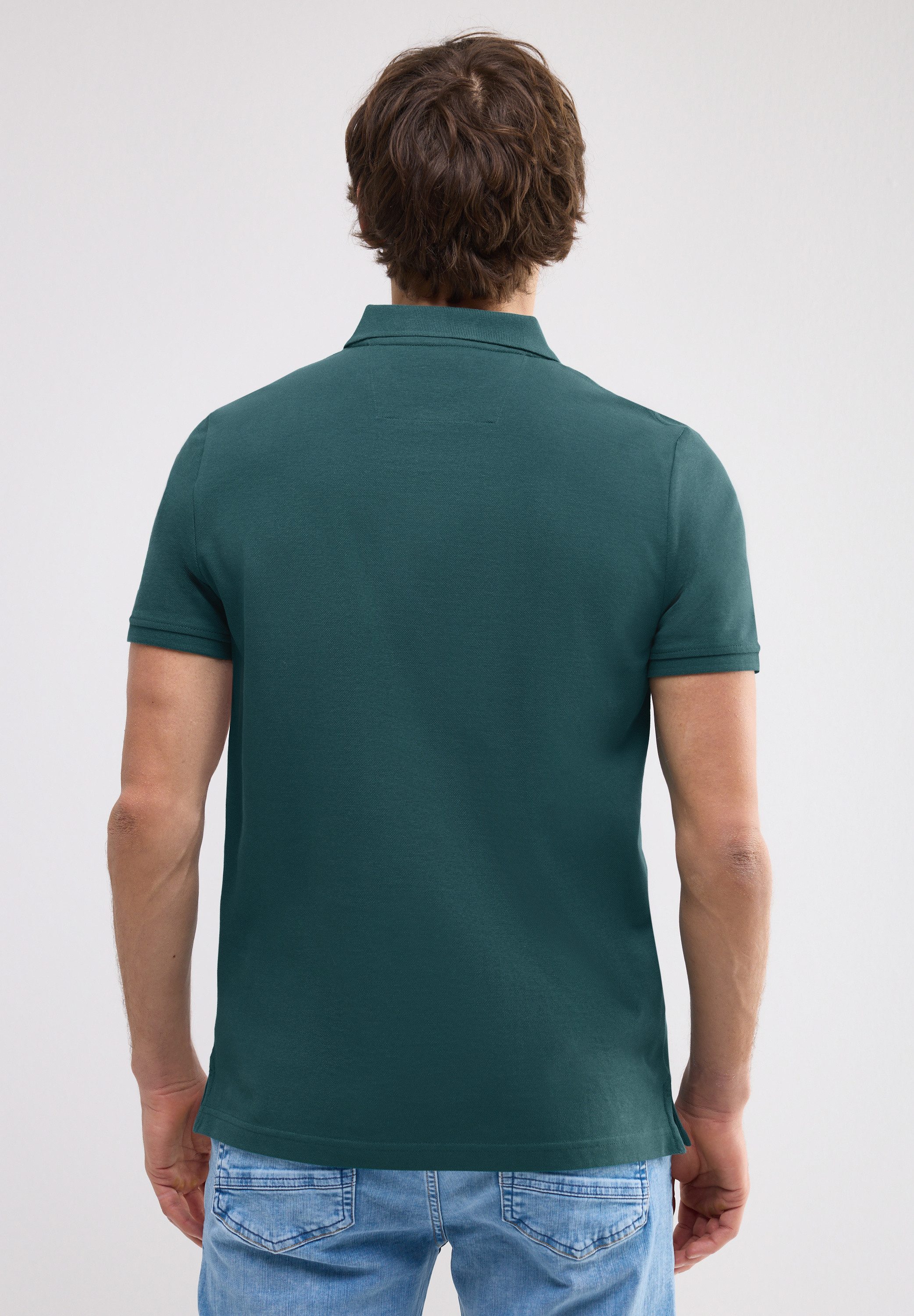STREET ONE MEN Poloshirt aus reiner günstig online kaufen
