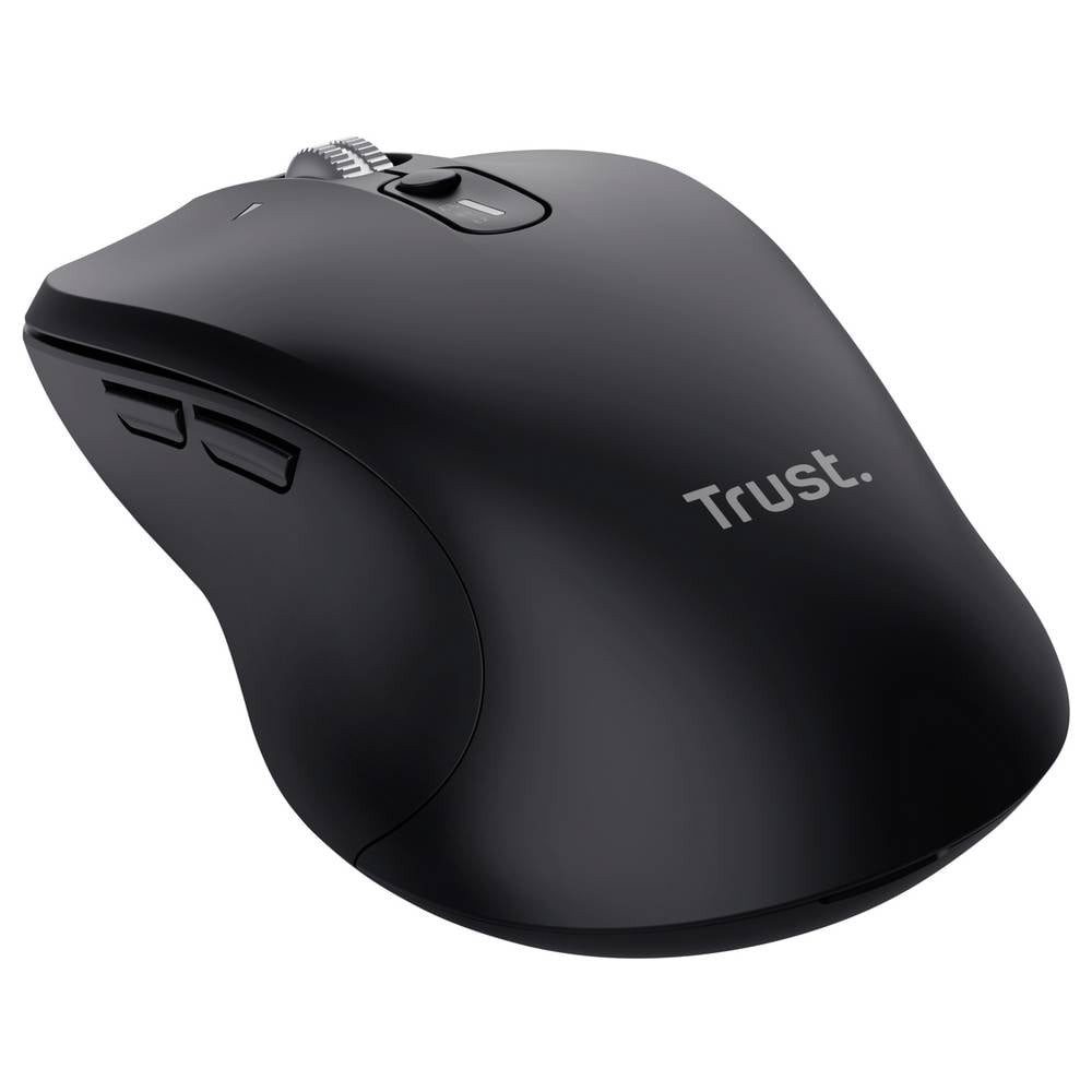 Trust Ferro Maus Kabellos Schwarz 9 Tasten 3200 dpi 25673 Mäuse