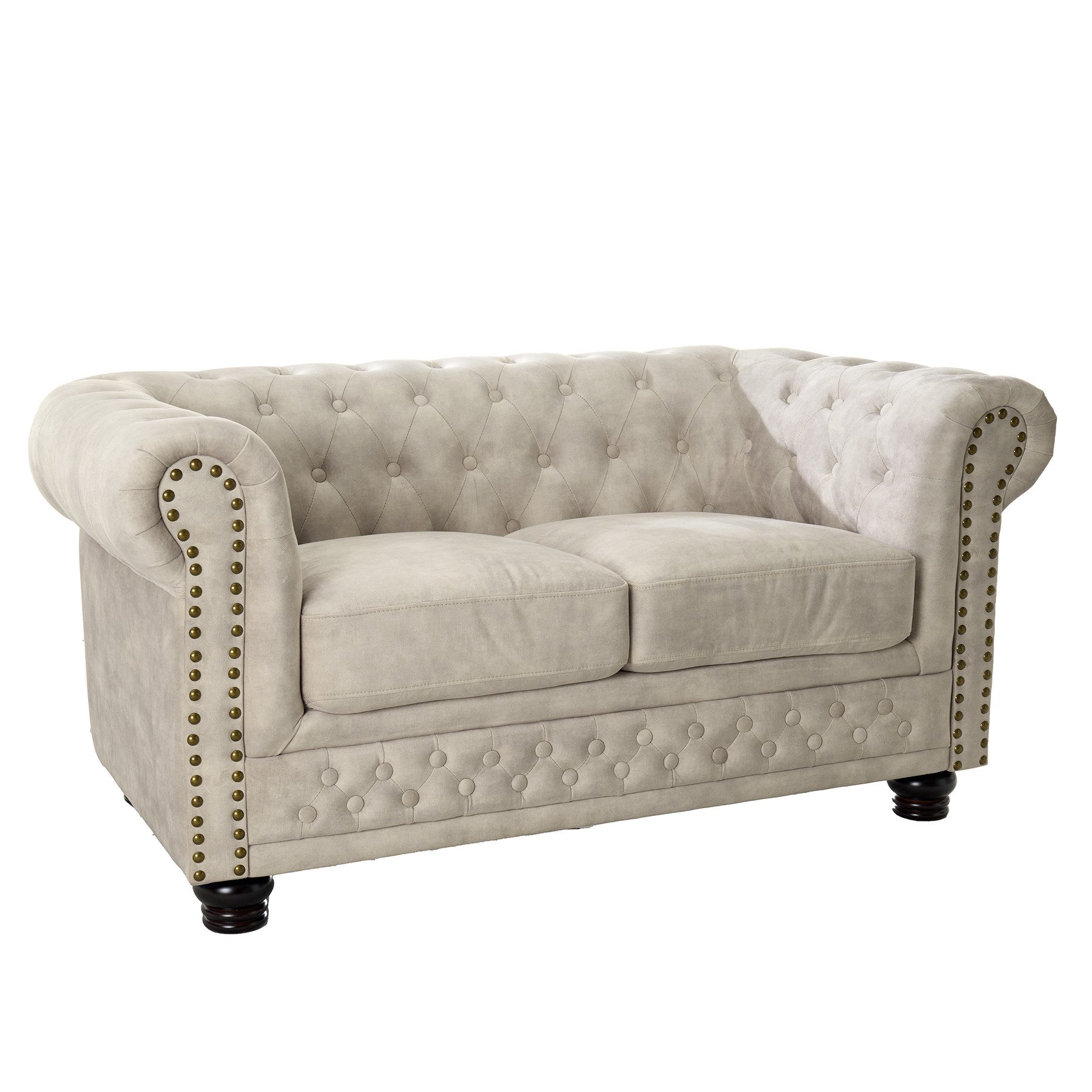 riess-ambiente Sofa CHESTERFIELD 150cm champagner / günstig online kaufen