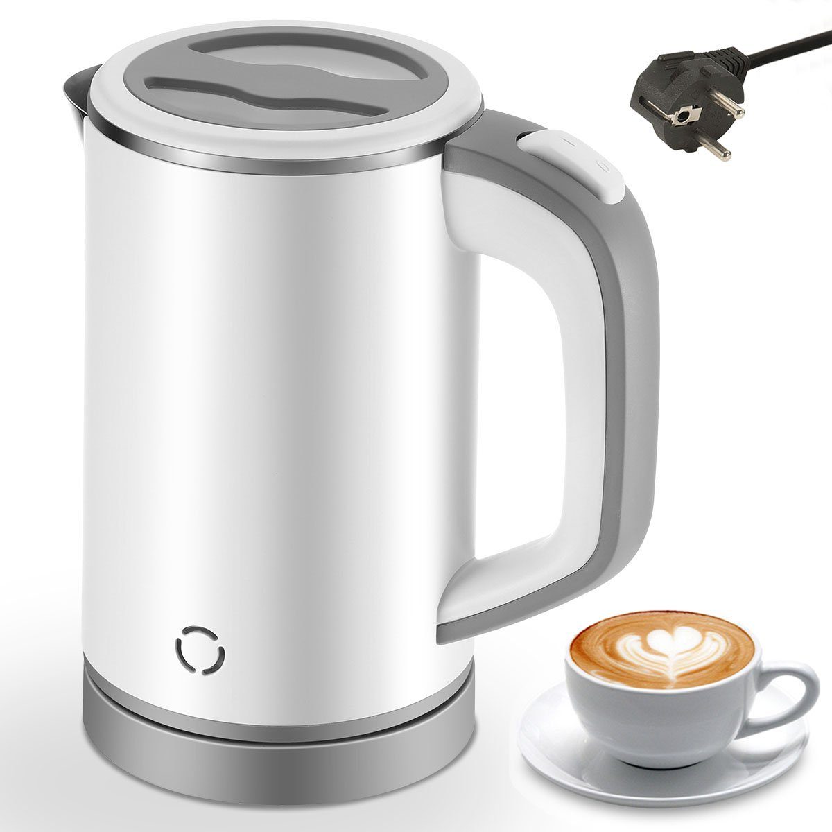 TWSOUL Mini Electric Kettle,0.8L Travel Electric Tea Kettle