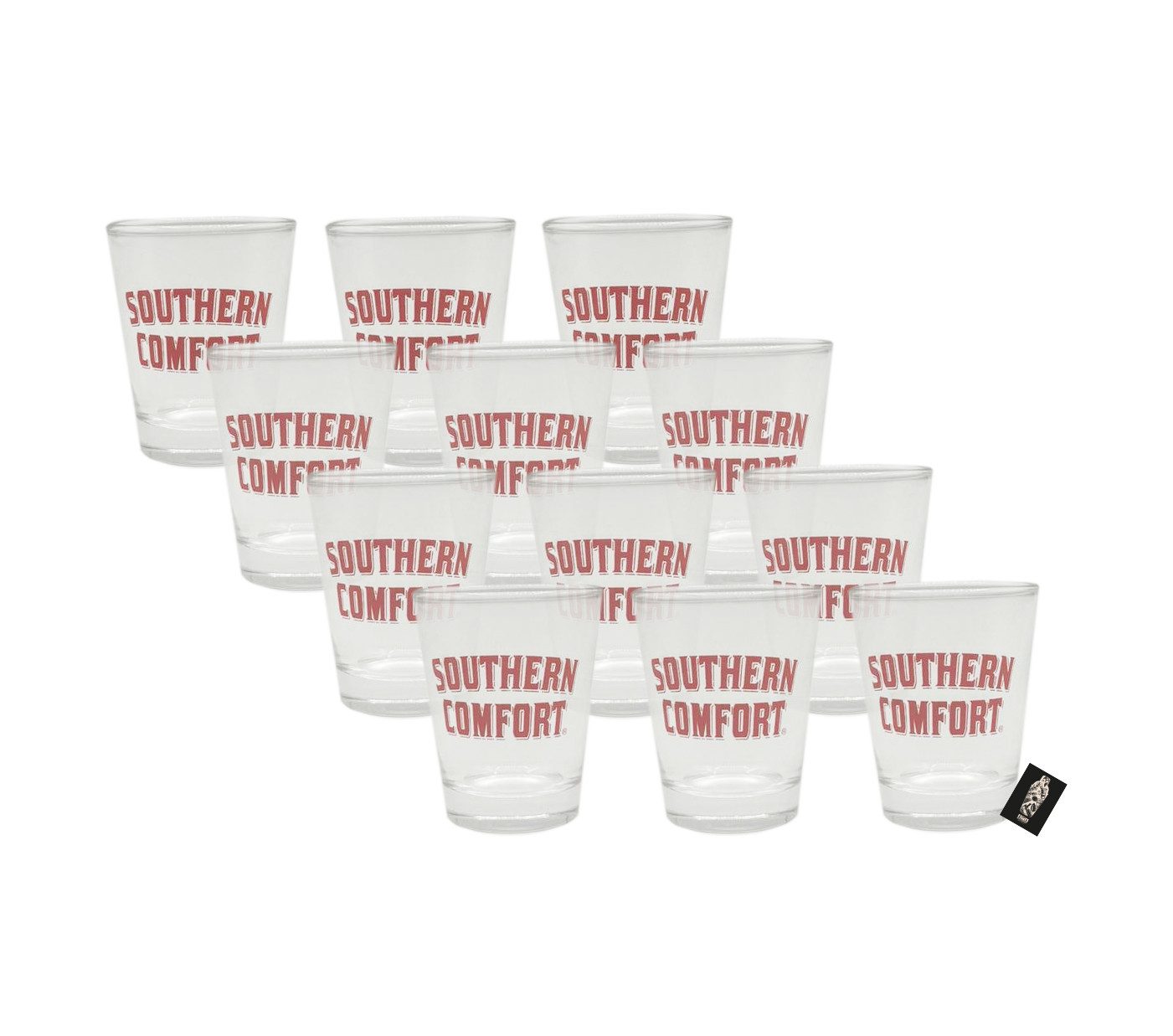 Gläser-Set Southern Comfort Shot Glas 12er-Set Gläser