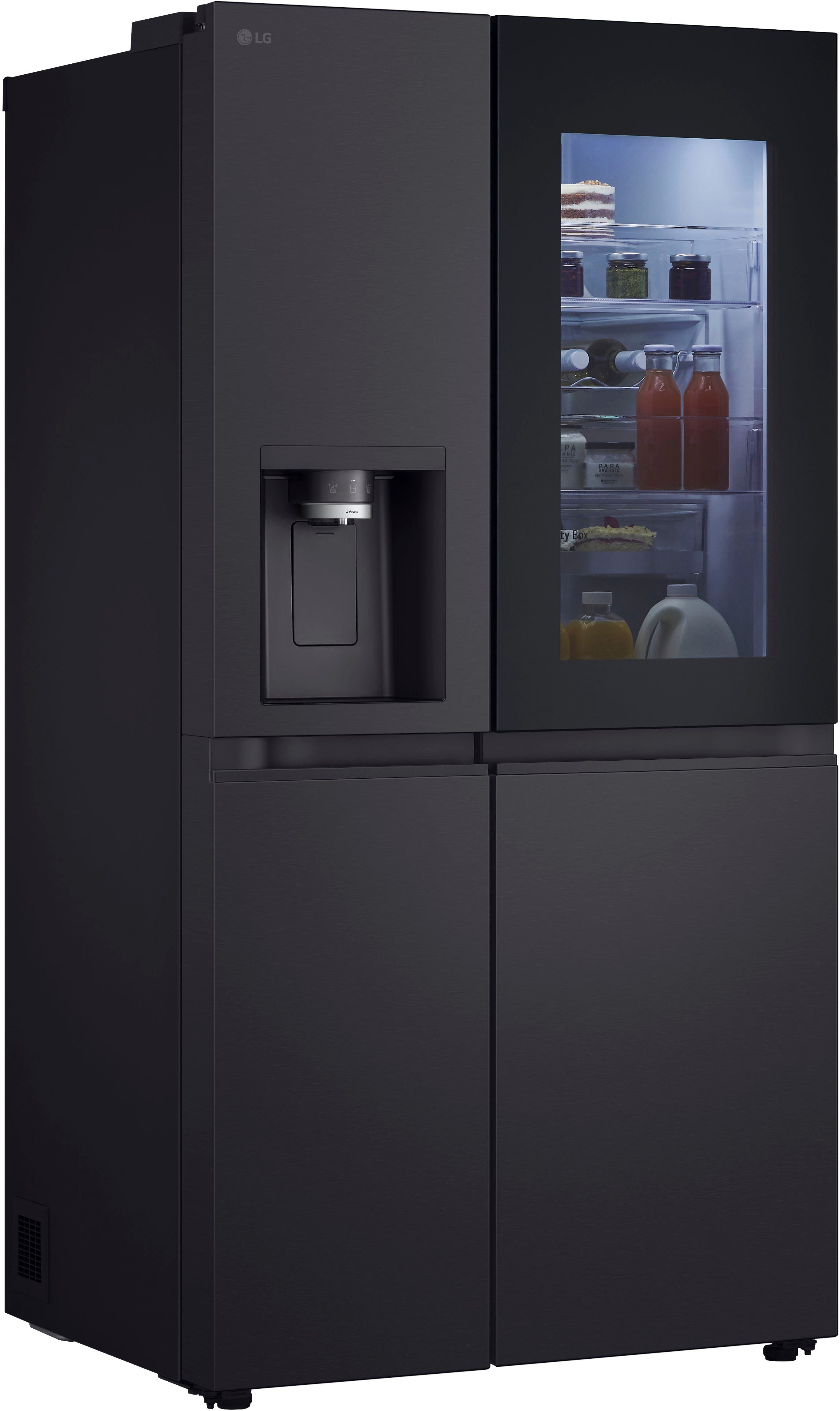 Valentinstagsgeschenk LG Side-by-Side GSGE91EVAC, 179 cm hoch, 91,3 cm breit, schwarz