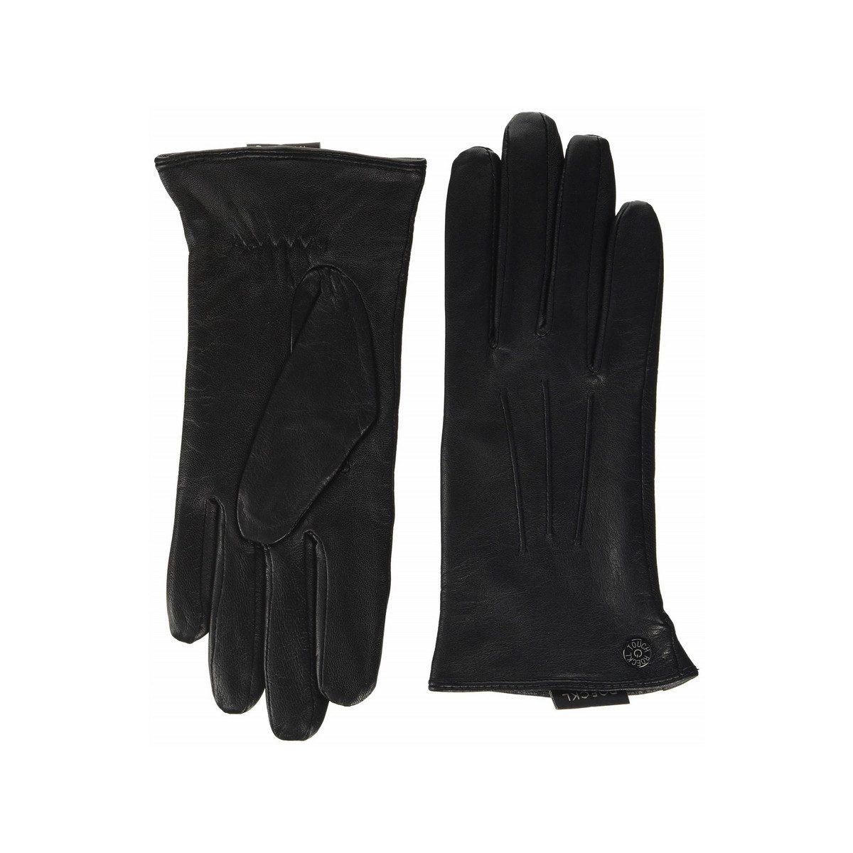 Abendhandschuhe Lederhandschuhe für Damen in schwarz