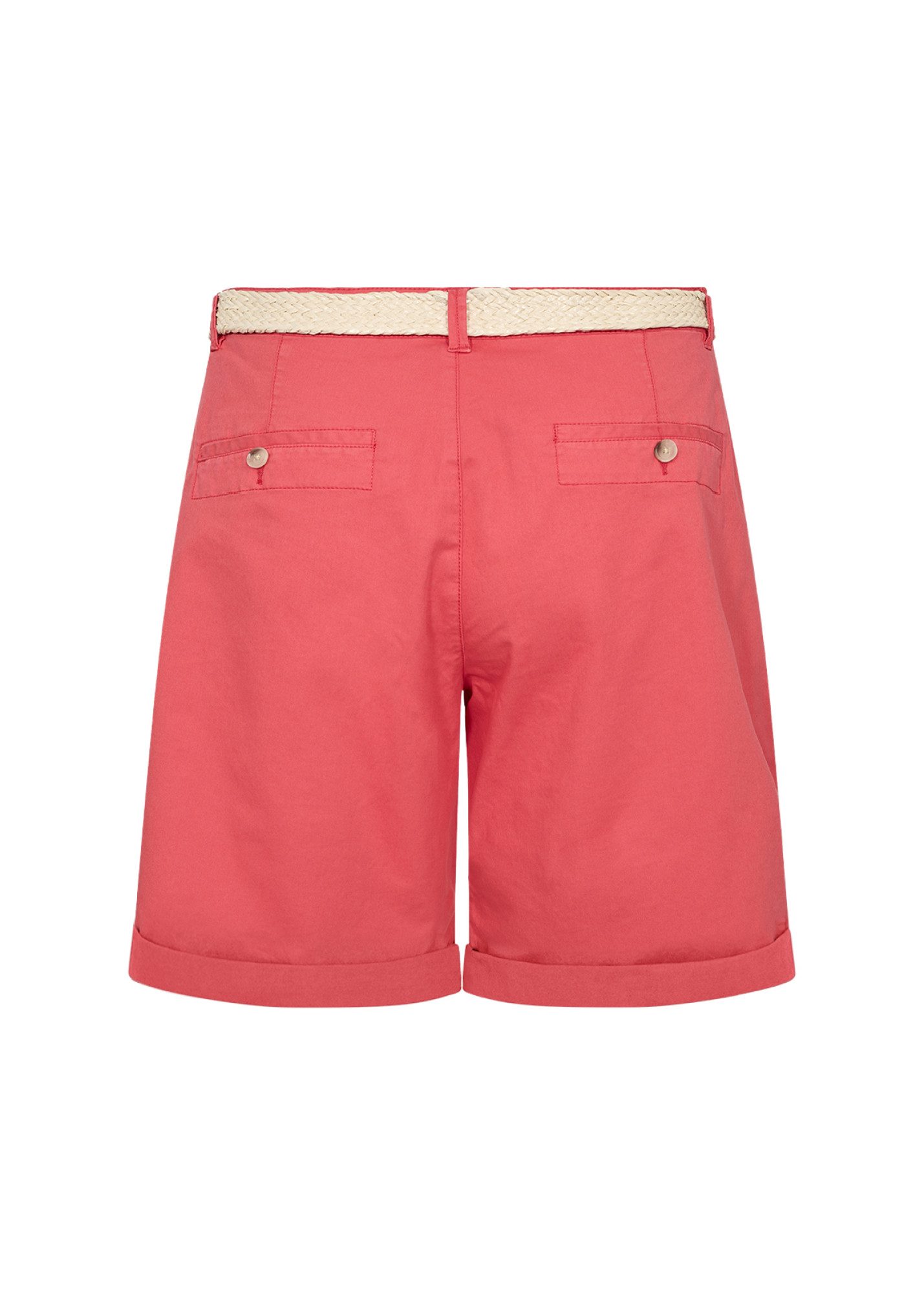 soyaconcept Shorts SC-ROVENA 1-B Baumwolle mit Stretch, mit Flechtgürtel