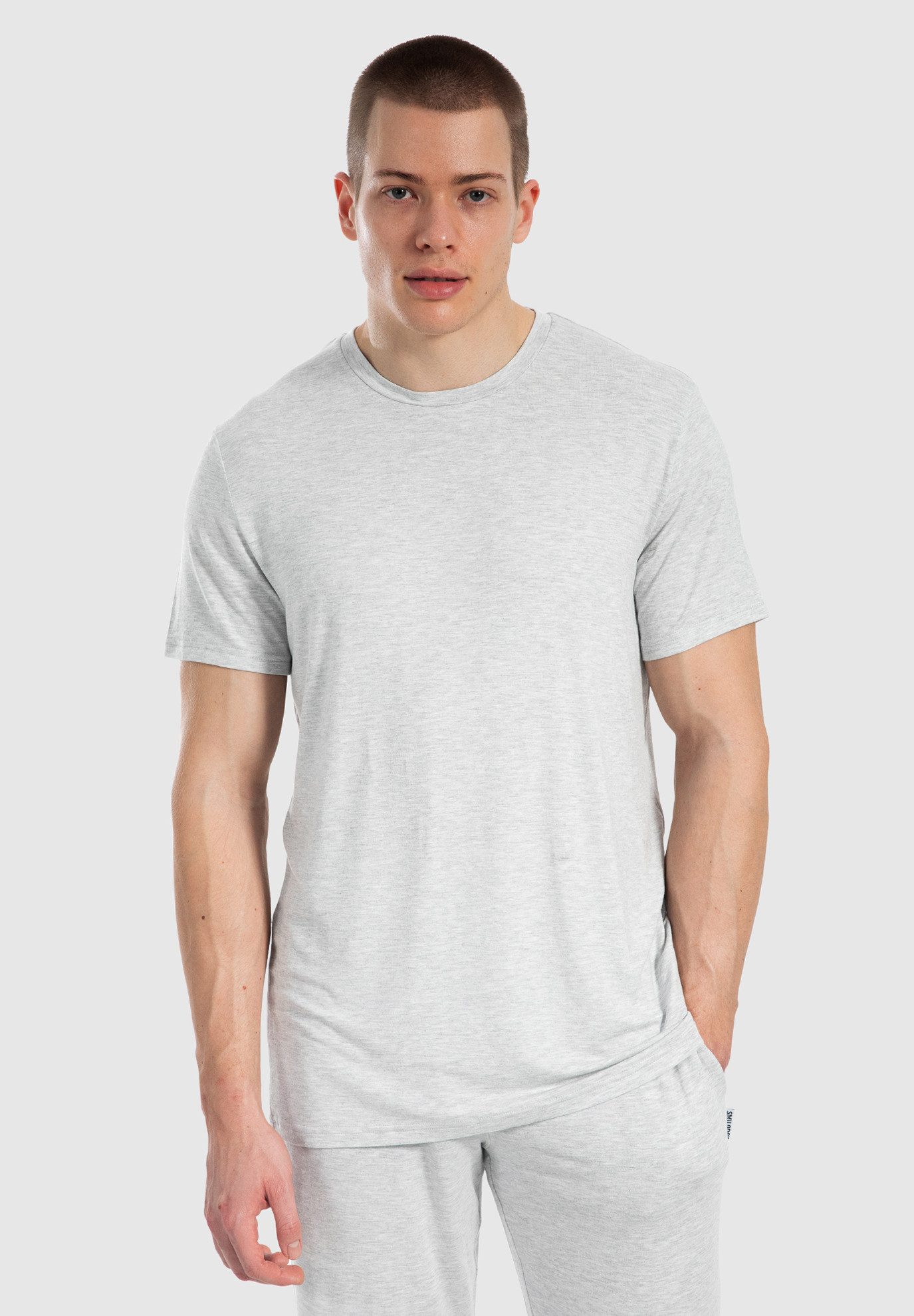 Smilodox T-Shirt Ilian Modal, Kurzarm Shirt weiches & strapazierfähiges Material Loungewear, ideal für Freizeit, Alltag & Gym