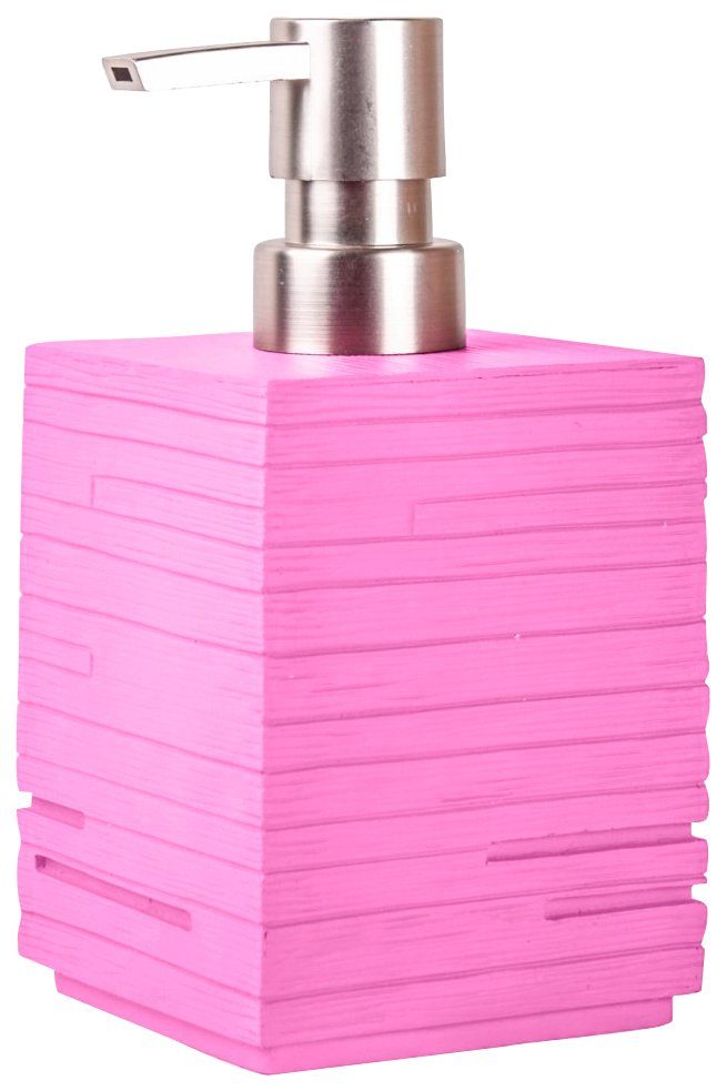 Sanilo Pumpe rostfreien mit stabiler und Seifenspender Calero, rosa