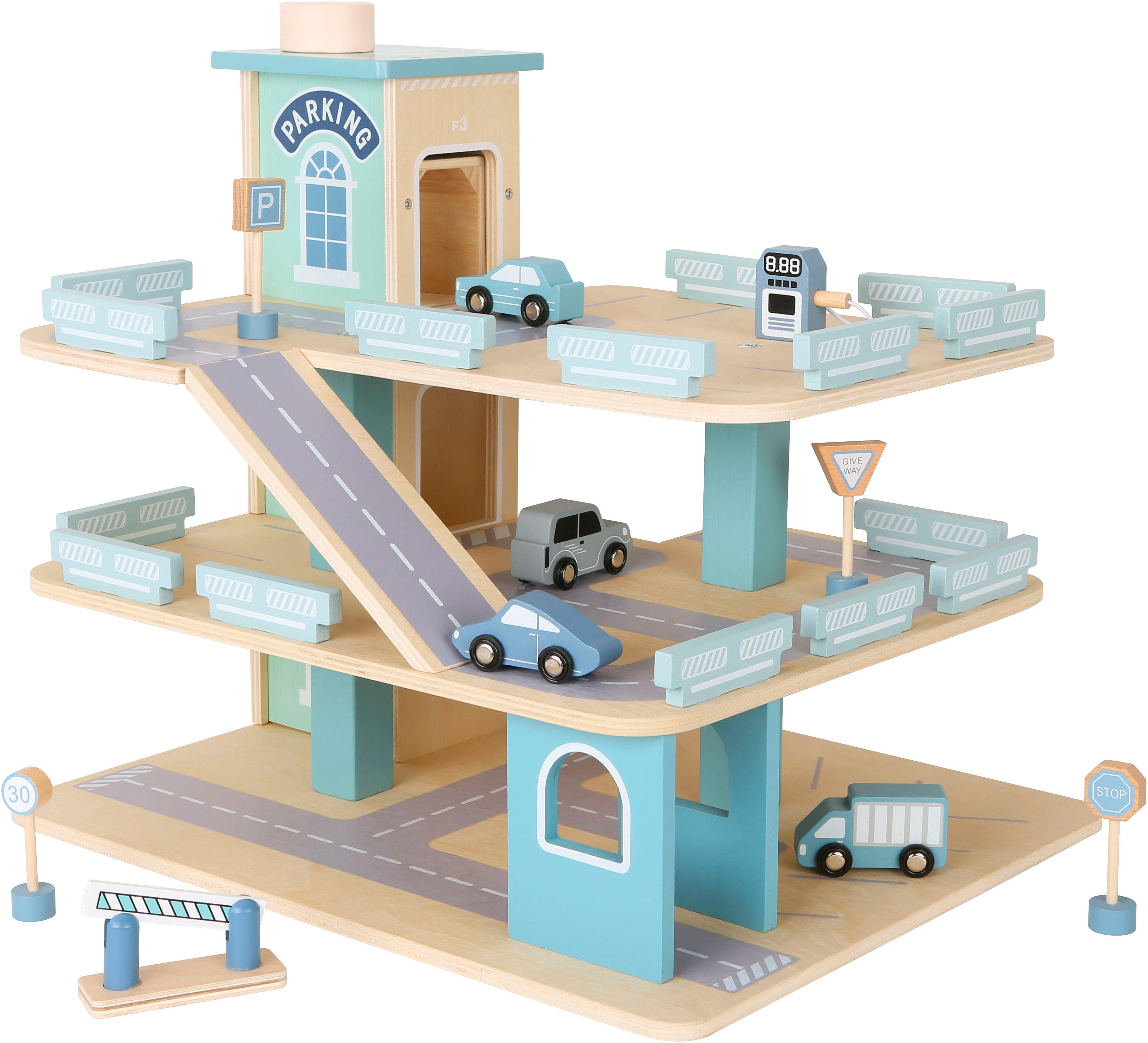 CHIC2000 Spiel-Parkgarage Parkgarage, inklusive 4 Autos günstig online kaufen