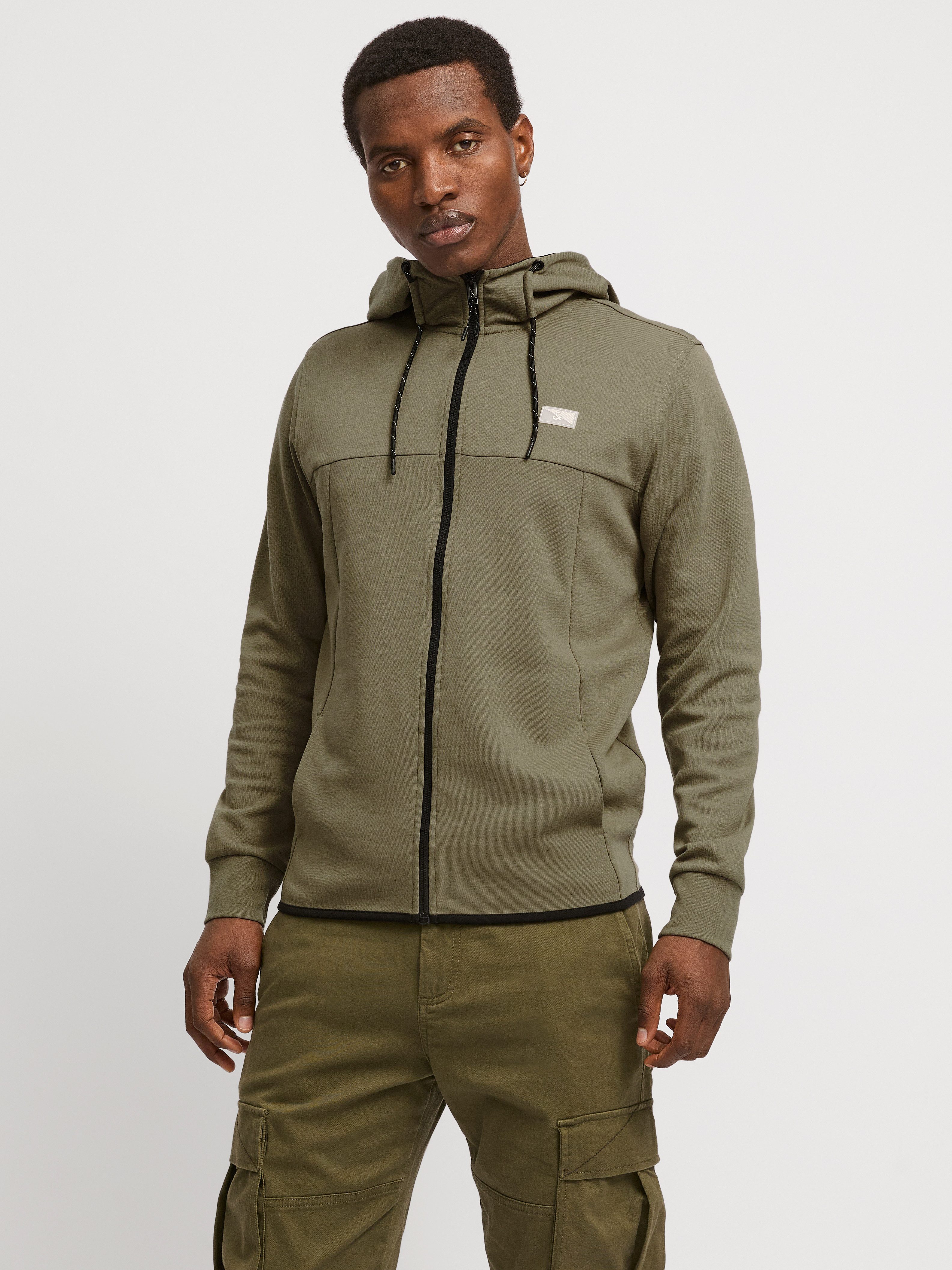 Jack & Jones Kapuzensweatjacke JCOAIR SWEAT ZIP HOOD NOOS. mit Kapuze