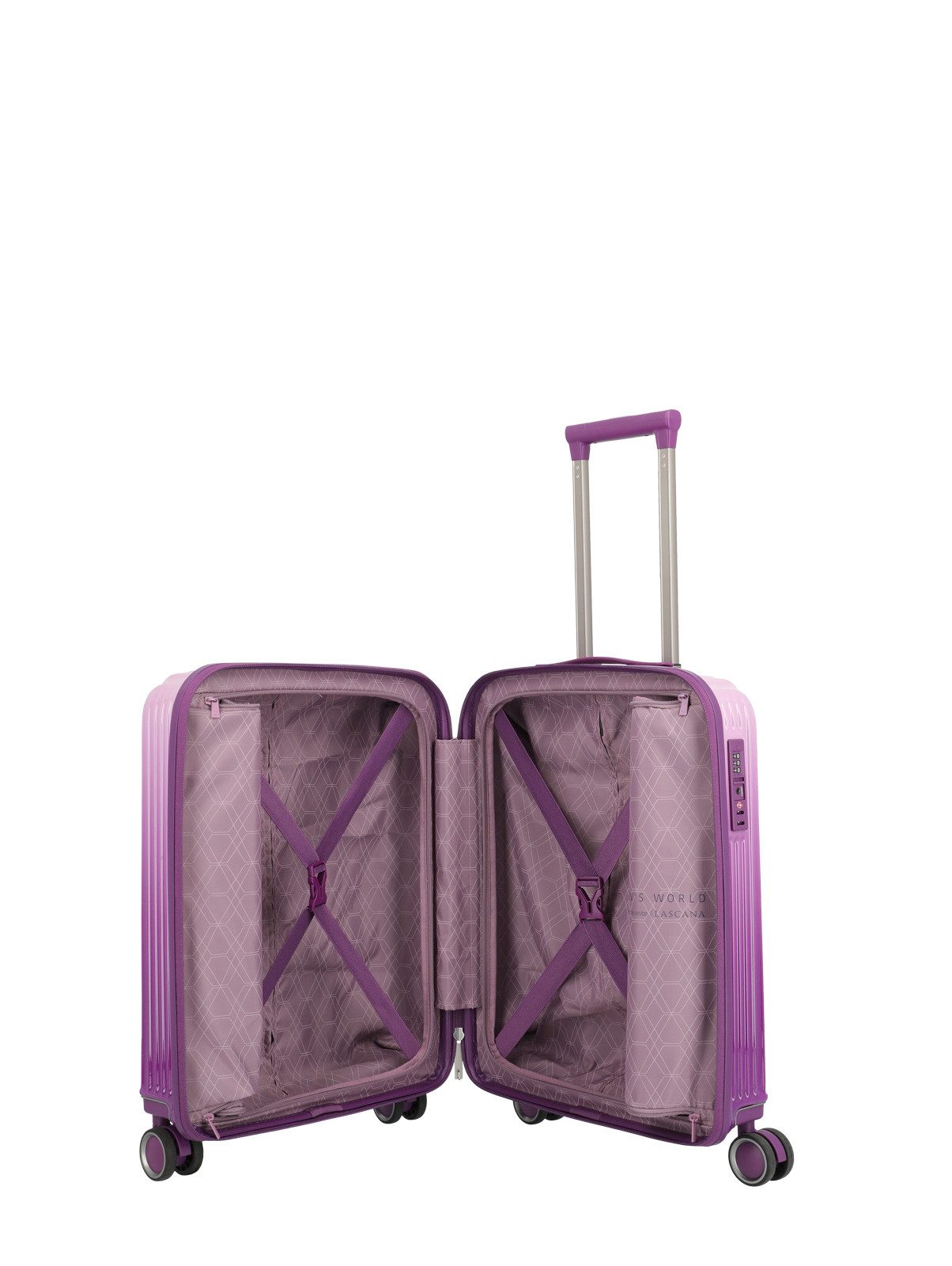 travelite Hartschalen-Trolley LASCANA Edition Reisekoffer Hartschale, 4 Rollen, modernes Reisegepäck im exklusiven Design