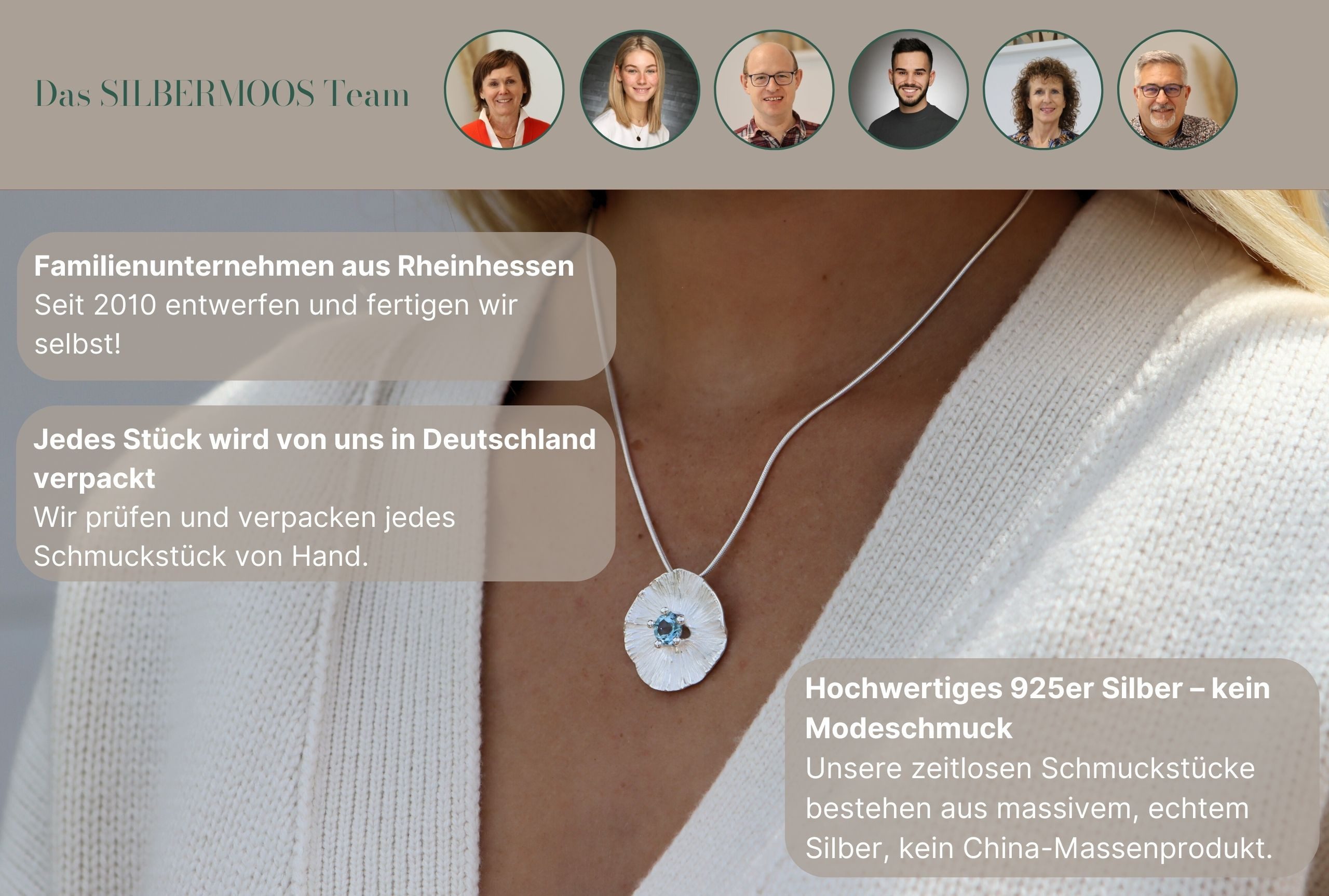 SILBERMOOS Sternzeichenanhänger Sternzeichen Kette Wassermann, 925 Sterling Silber