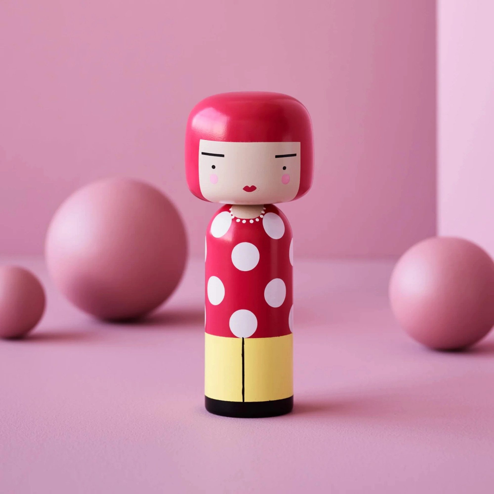 Lucie Kaas Dekofigur Lucie Kaas Sketch.inc Kokeshi - Dot groß