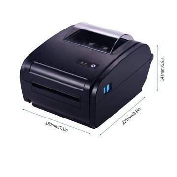 Tidyard Thermoetikettendrucker für 4x6-Versand Paketetikett 160 mm / s Multifunktionsdrucker