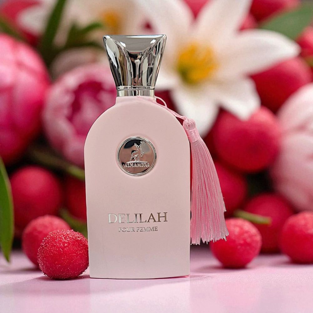 Maison Alhambra Duft-Set Delilah Pour Femme Eau de Parfum + Parfümzerstäuber (leer) Set