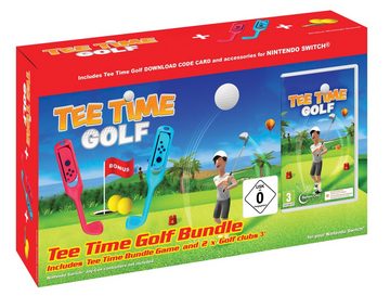 Tee Time Golf (Code in a Box) Bundle inkl. 2 Golfschlägern Nintendo Switch, Code in the Box
