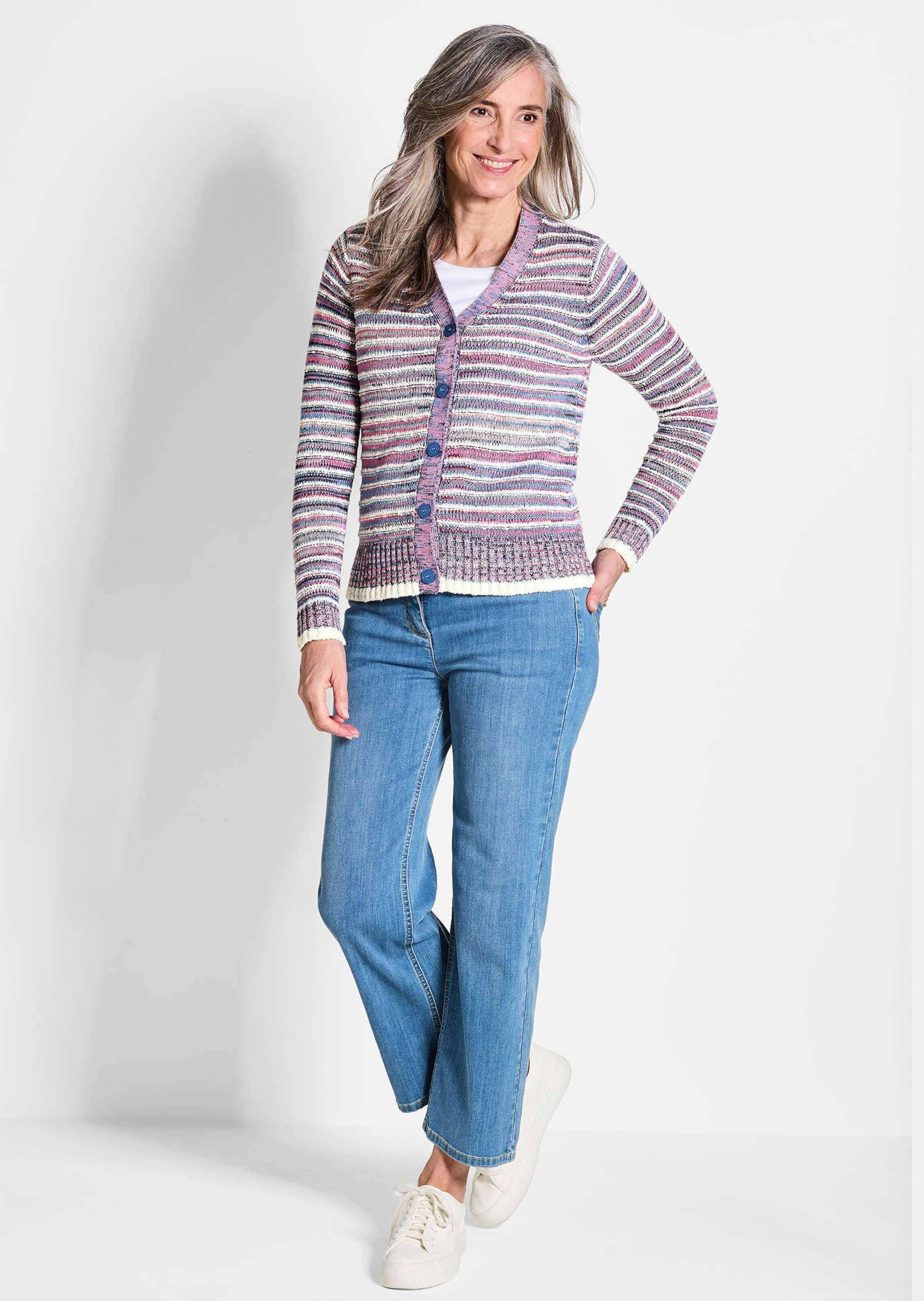 GOLDNER Strickjacke Langarm Jacke Damen mit günstig online kaufen