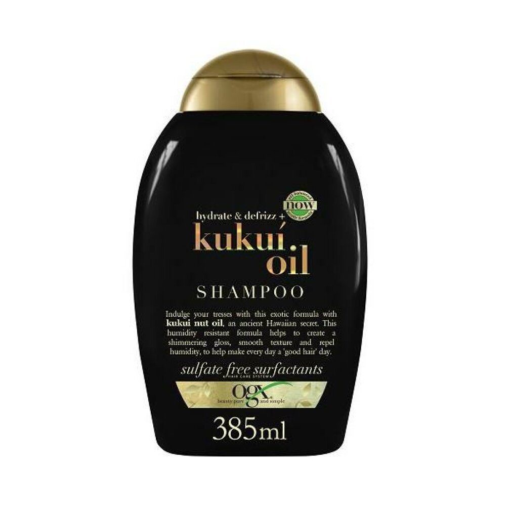 OGX Haarshampoo Oil & Defrizz Hydrate Kukui OGX 385ml Shampoo