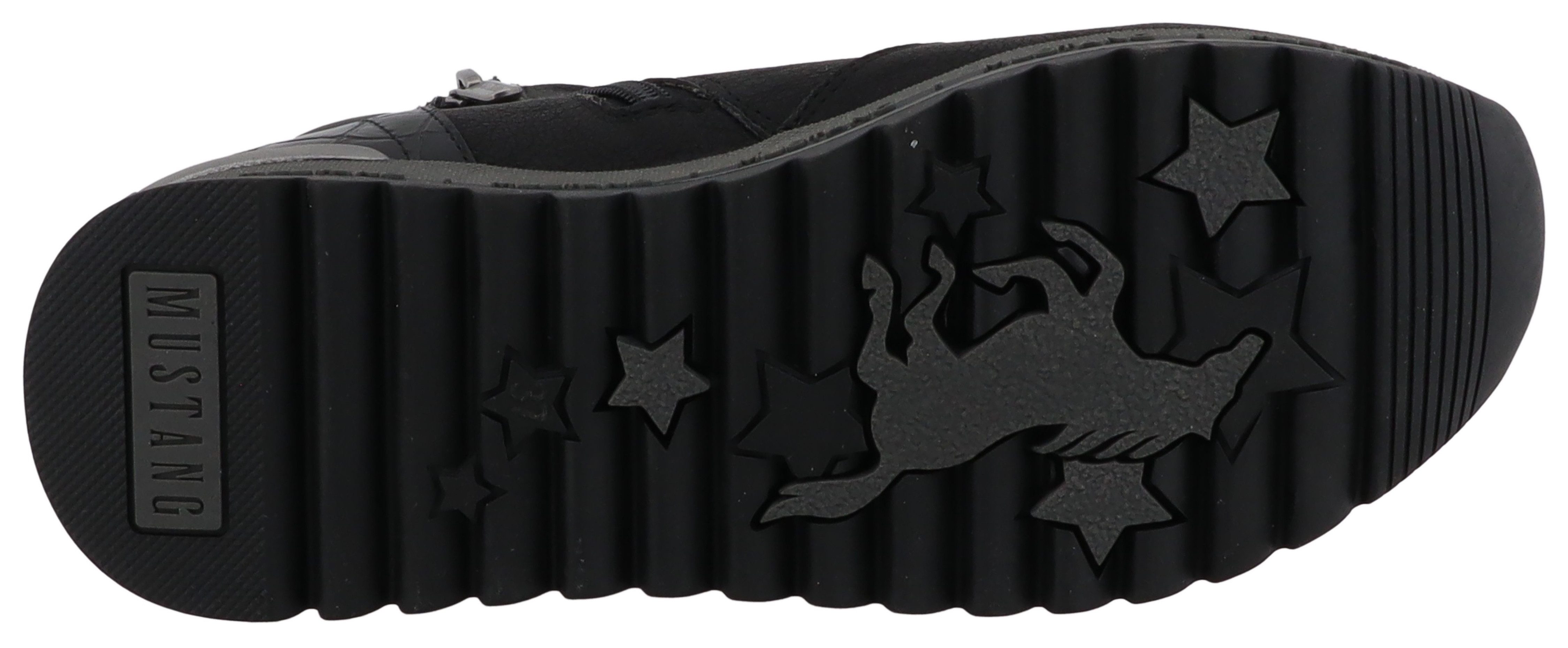 Mustang Shoes Urbana Winterboots Plateausneaker, Winterboots mit Warmfutter