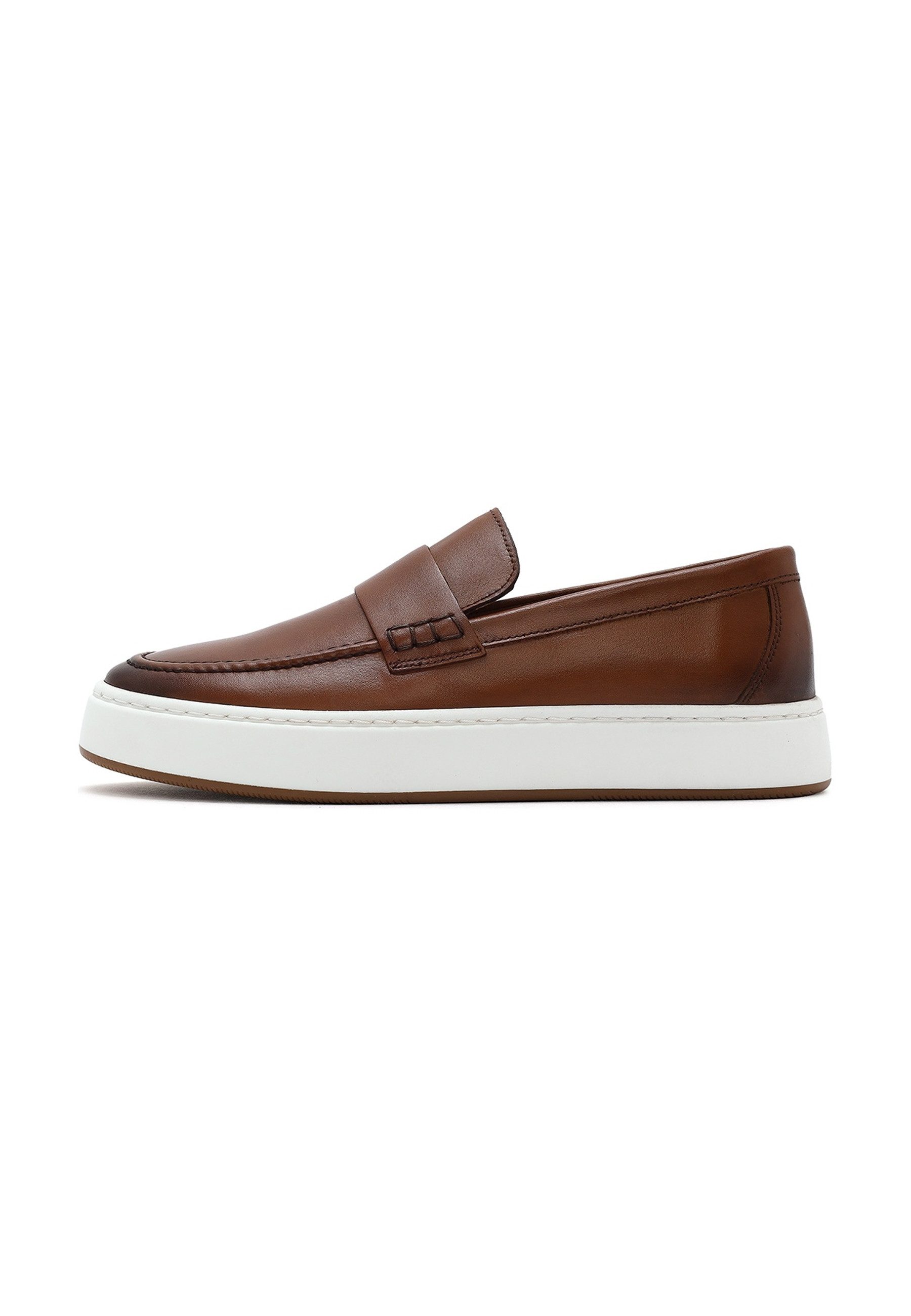 Lässige Loafer aus Leder Loafer