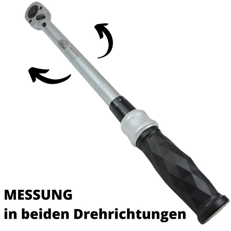FAMEX Drehmomentschlüssel 10865 - PROFESSIONAL - R+L, 12,5 mm (1/2-Zoll)- Antrieb, 40-210 Nm
