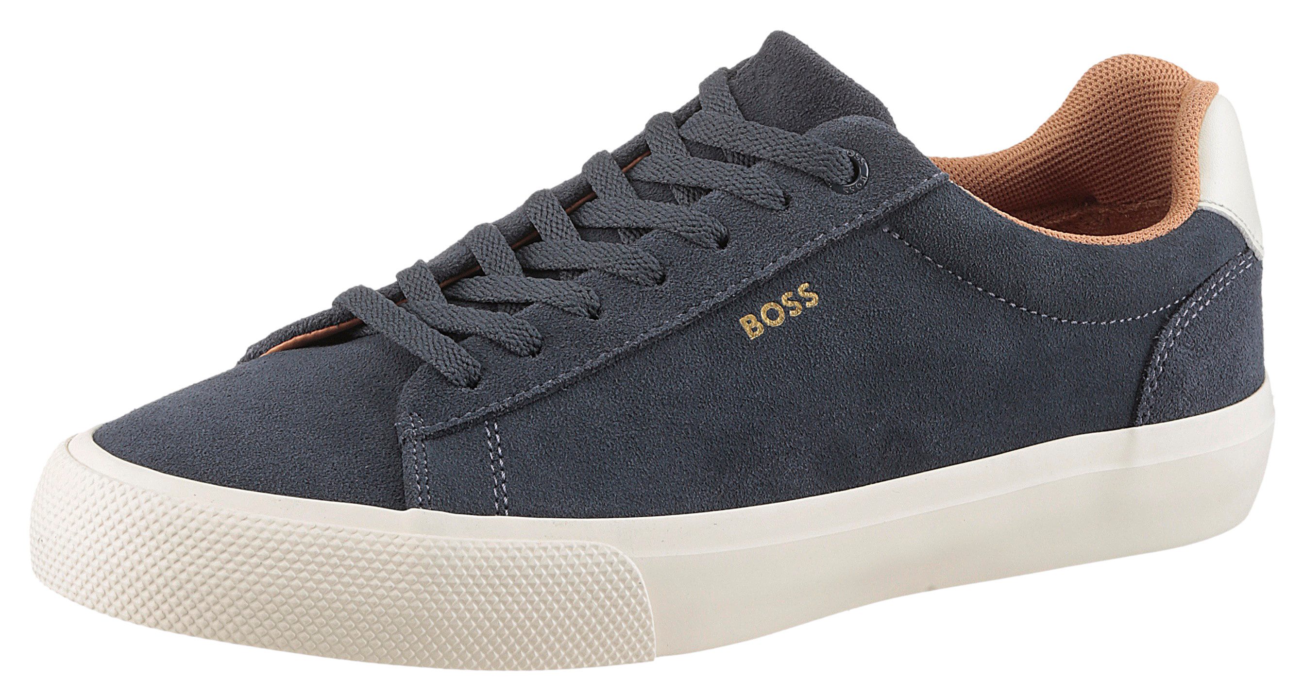 BOSS Damen Sneaker Aiden_Tenn_flppw – Aus Polyester/Polyurethan, Mit Gummisohle
