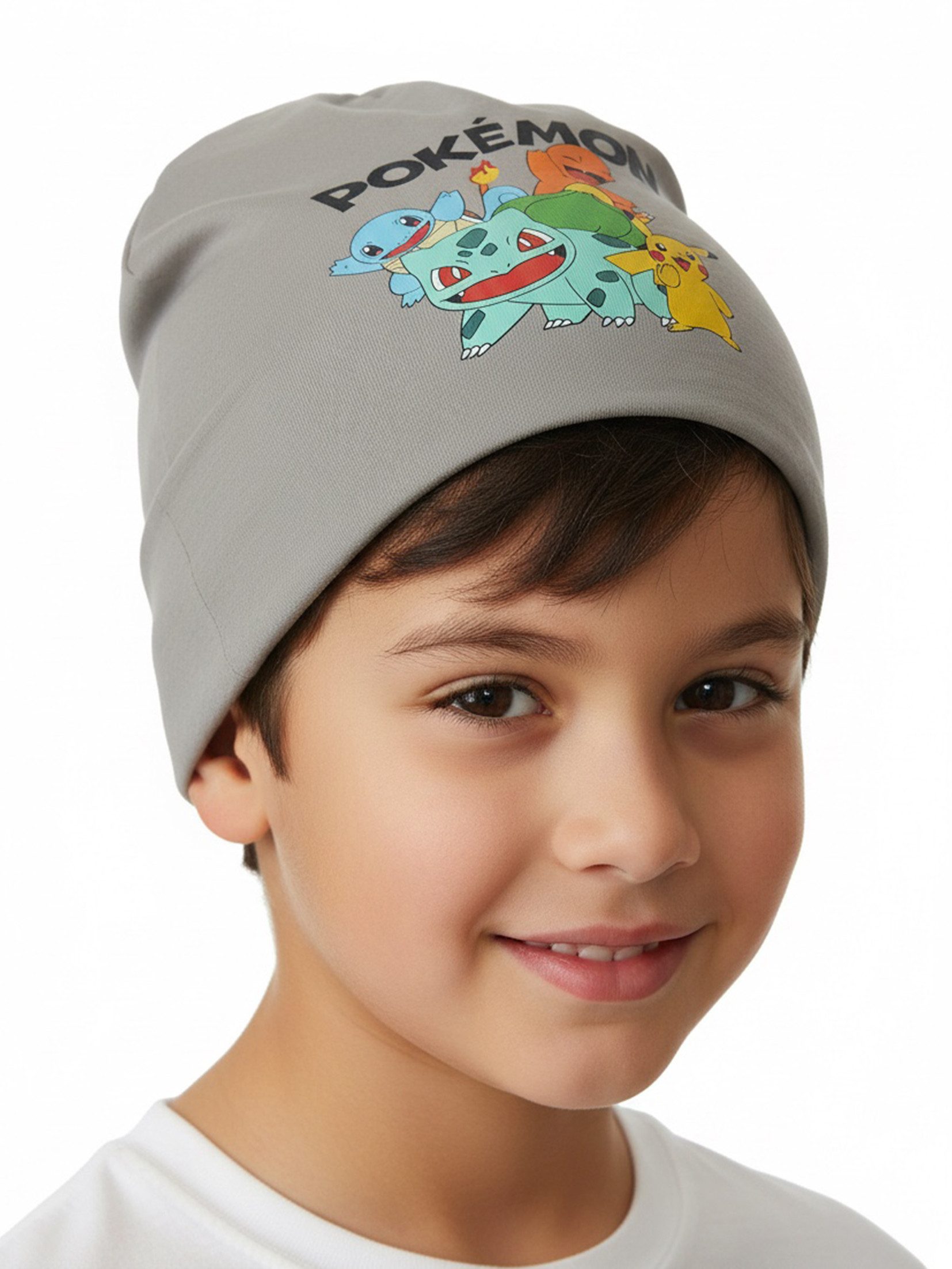 United Labels® Strickmütze Pokemon Beanie Pikachu & Co. Übergangsmütze Mütze – Bild 2 von 5