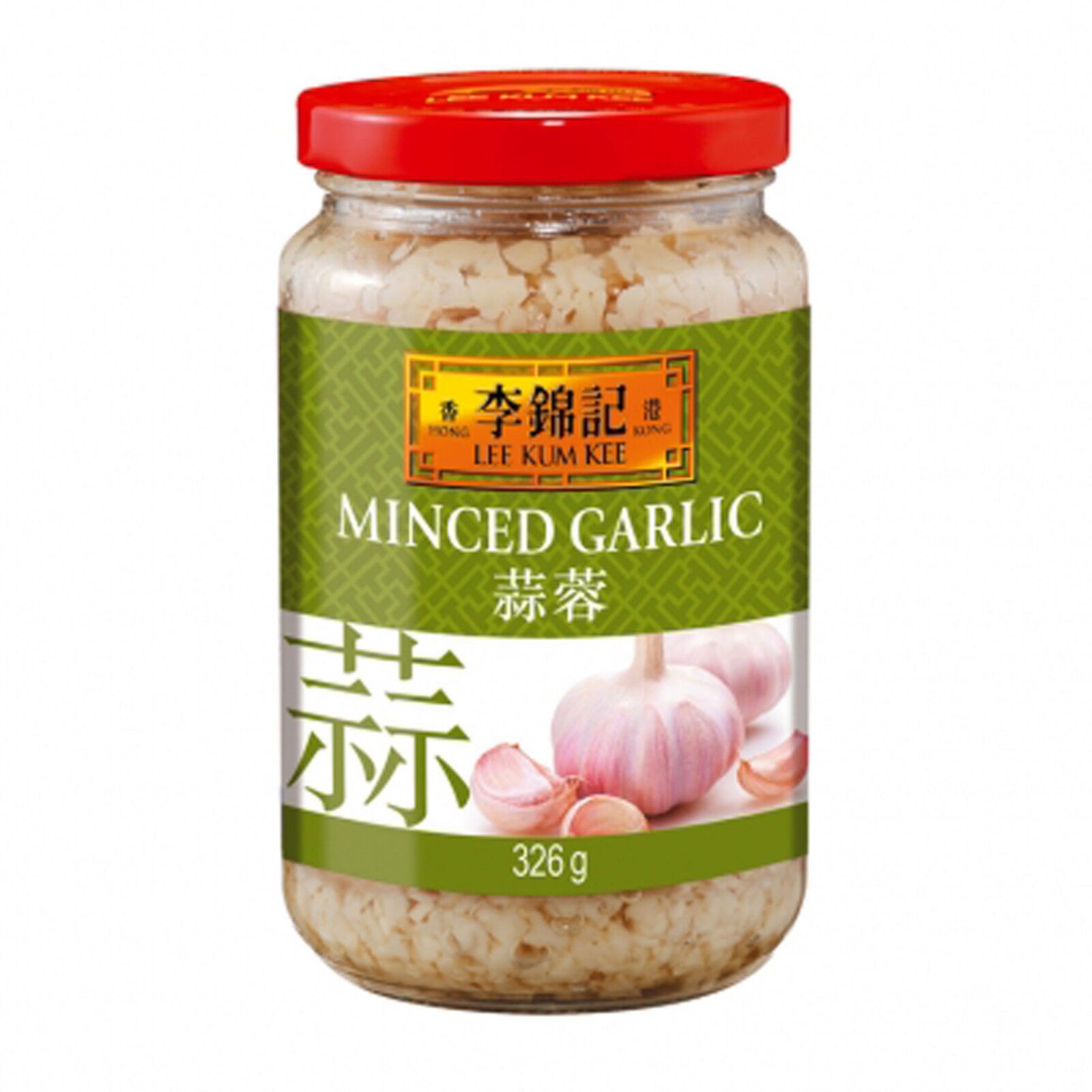 Lee Kum Kee Saucen Lee Kum Kee - eingelegter gehackter Knoblauch - 326g