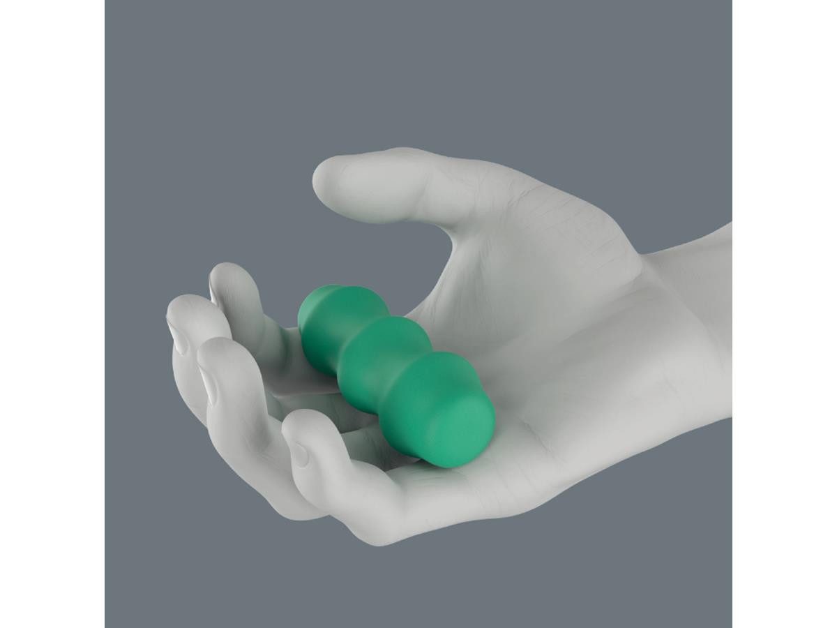 Wera Bithalter Kraftform Kompakt 27 RA 1 SB, 1/4 ", (Set, 6-tlg), integriertes Bit-Magazin im Griff, 1/4" Innensechskantaufnahme