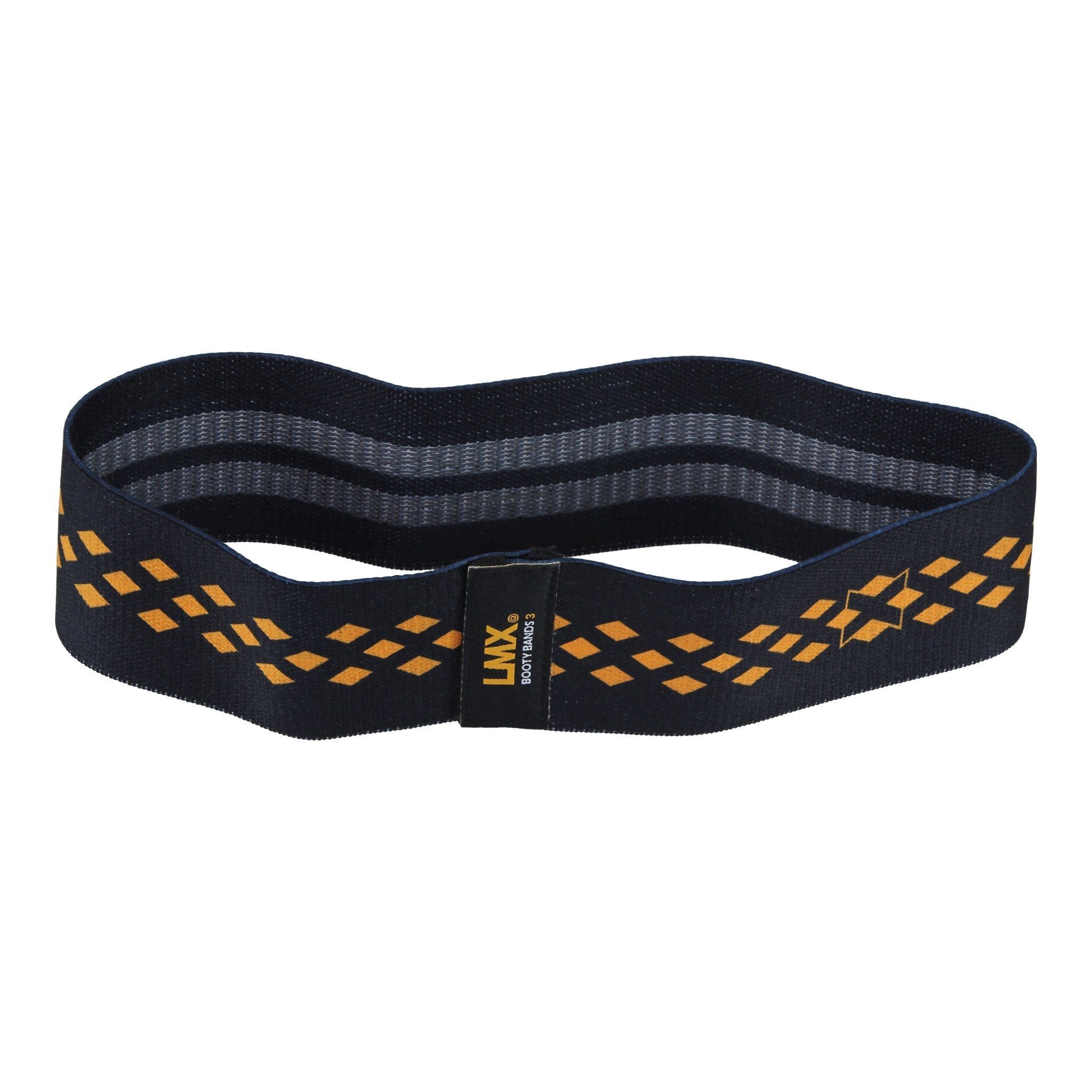 Lifemaxx Trainingsband Lifemaxx LMX Booty Band Widerstandsband Schwarz - 4 Stärken