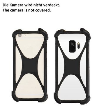 K-S-Trade Handyhülle für OnePlus 9, Handy-Hülle + headphones Schutz-Hülle Bumper Silikon Cover Case