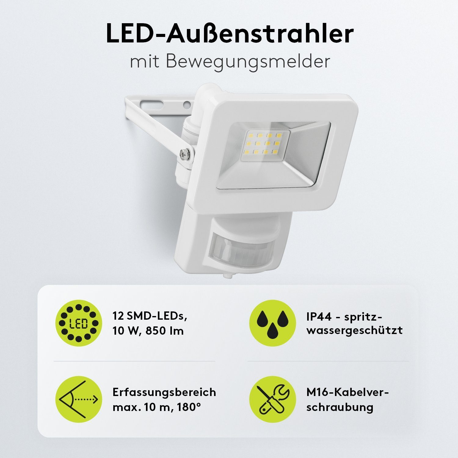 Goobay LED Flutlichtstrahler LED Außenstrahler mit günstig online kaufen