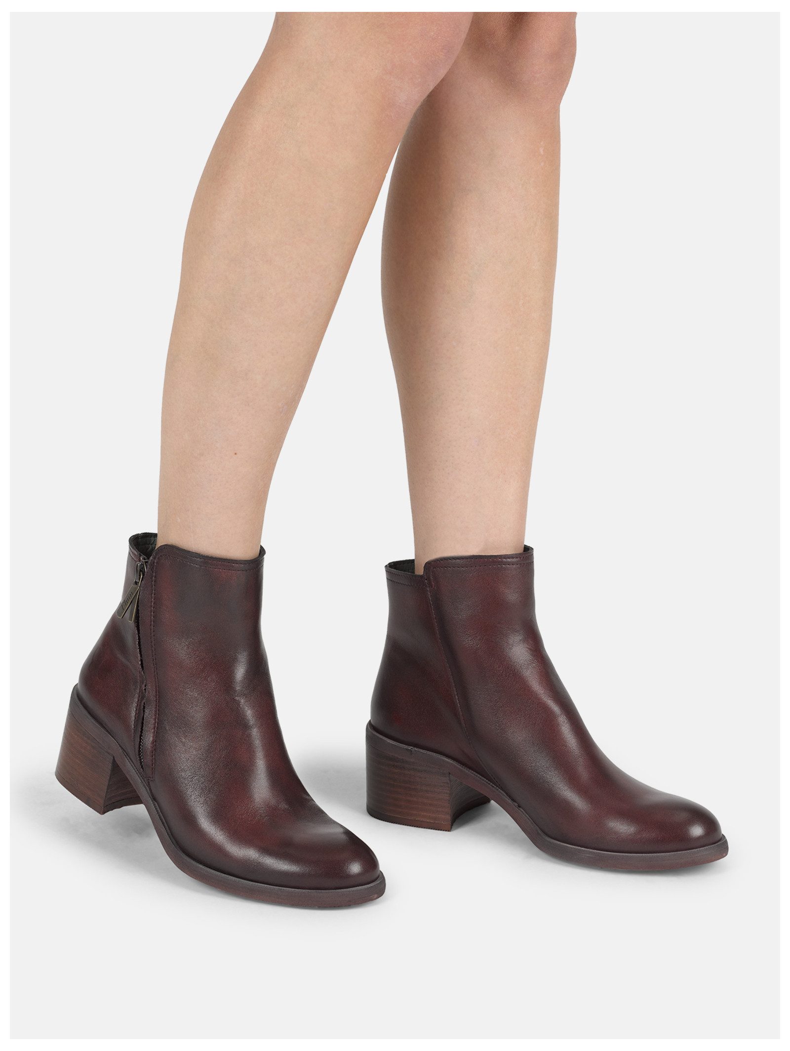 Felmini Stiefelette Leder . Stiefelette