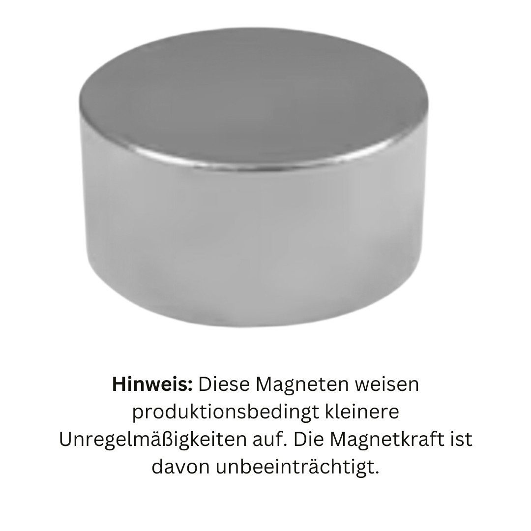 MaajeeKuto Magnet Neodym-Magnete D100 x H20 mm Supermagnete mit hoher Haltekraft Magnete (1-St)
