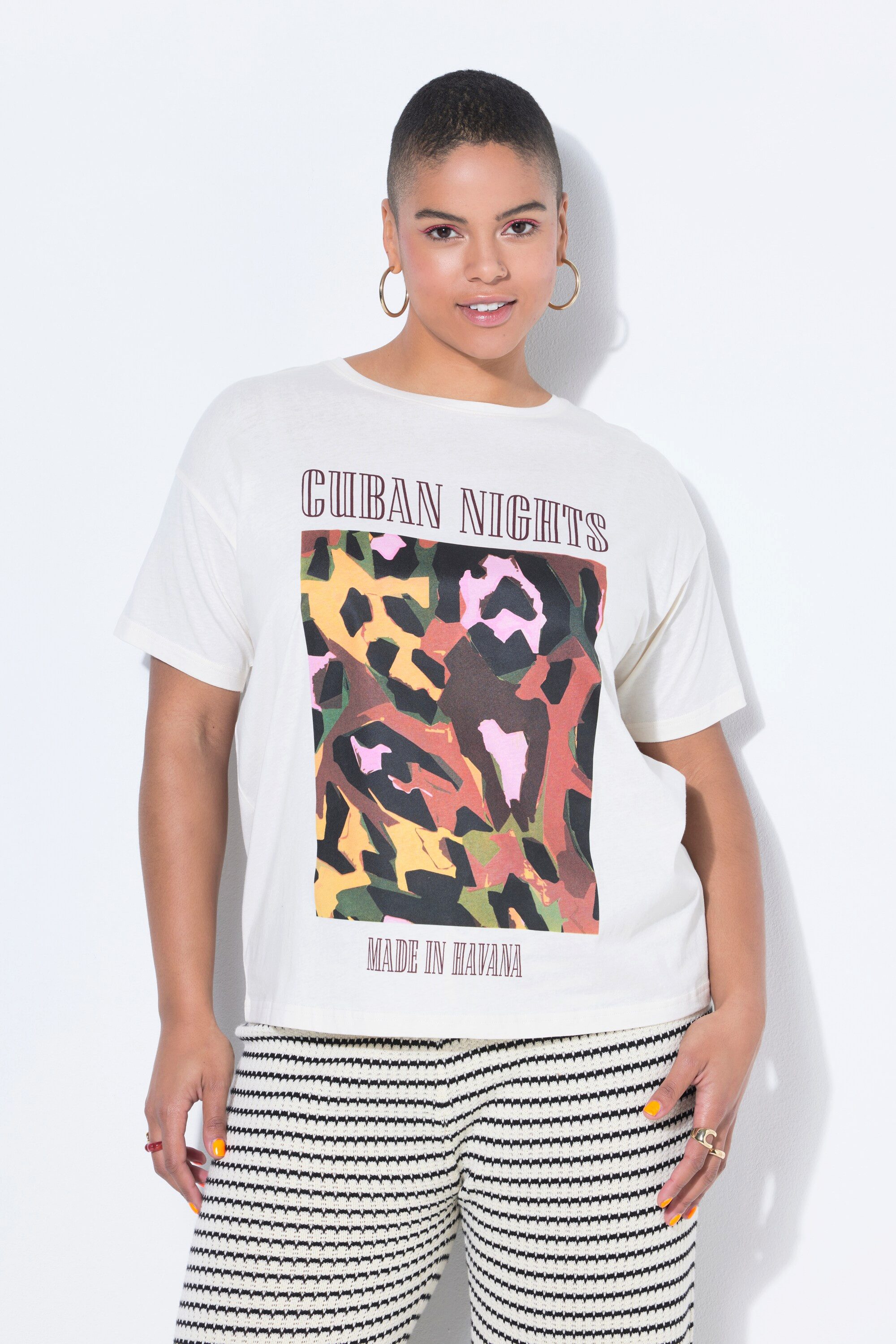 T-Shirt T-Shirt oversized Color-Leo Motiv