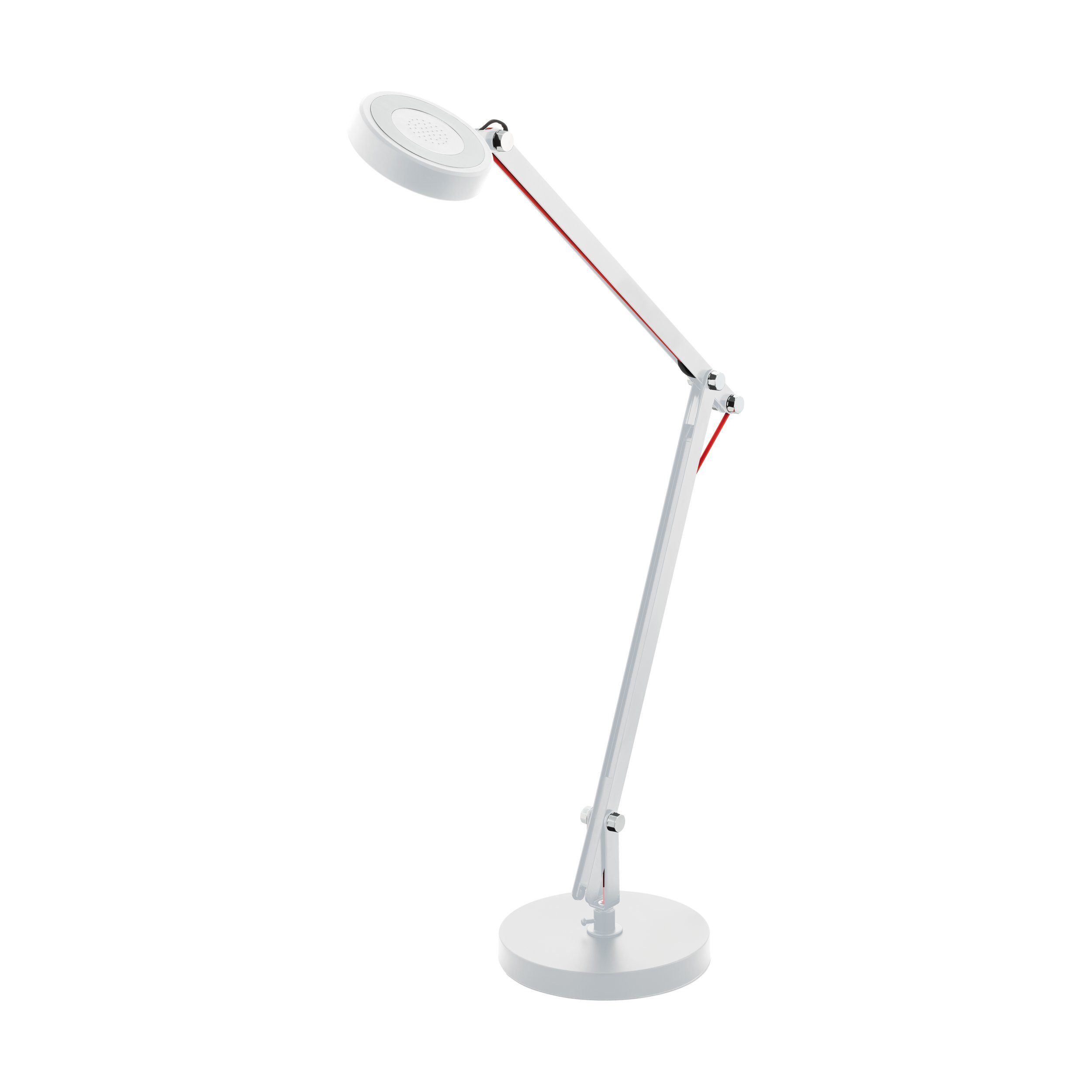 EGLO LED Tischleuchte Picaro 1, Leuchtmittel inklusive, Schreibtischlampe aus Stahl, Nachttischlampe, Bürolampe, mit Schalter