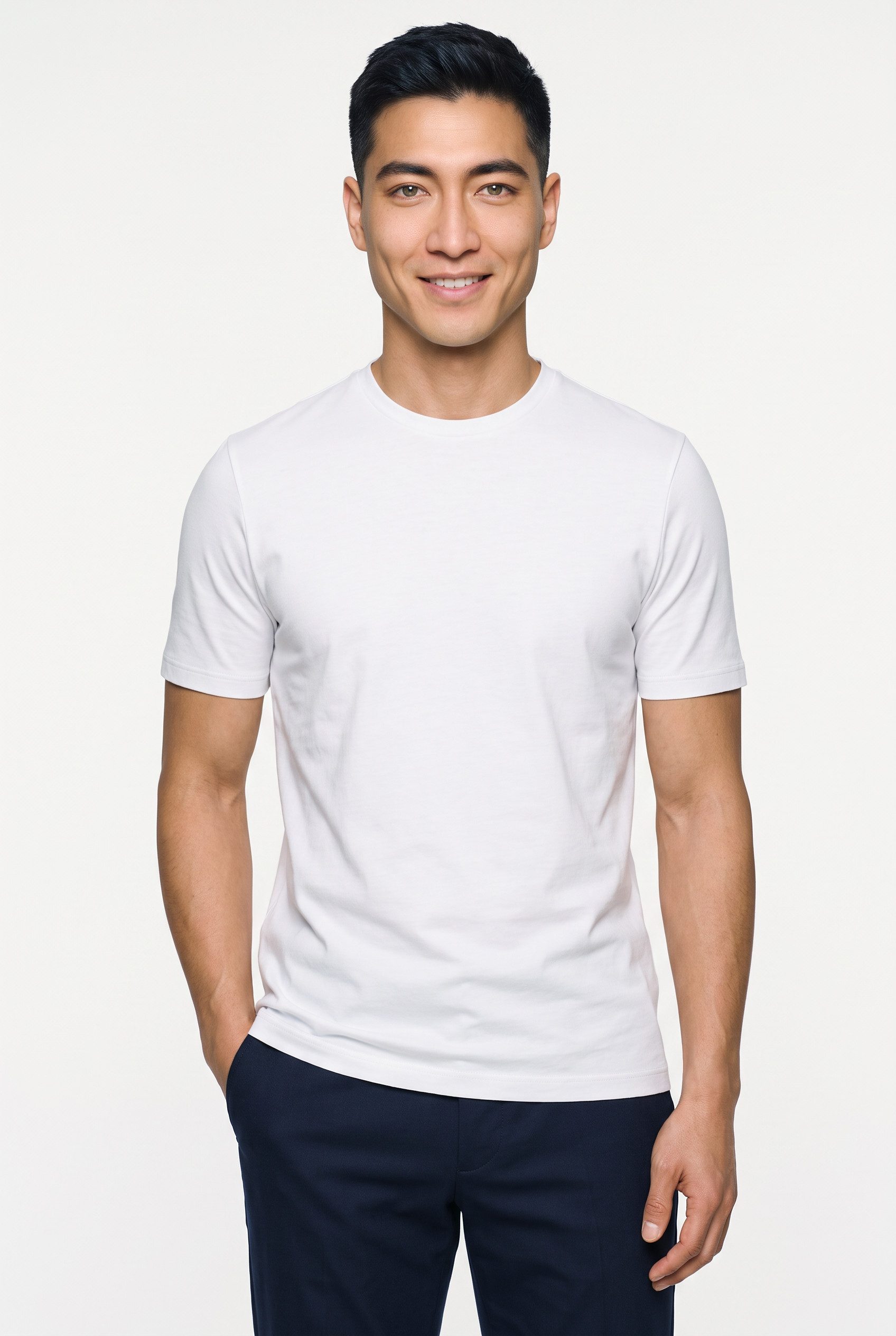 Strellson T-Shirt Clark reine Baumwolle, Basic, normale Passform