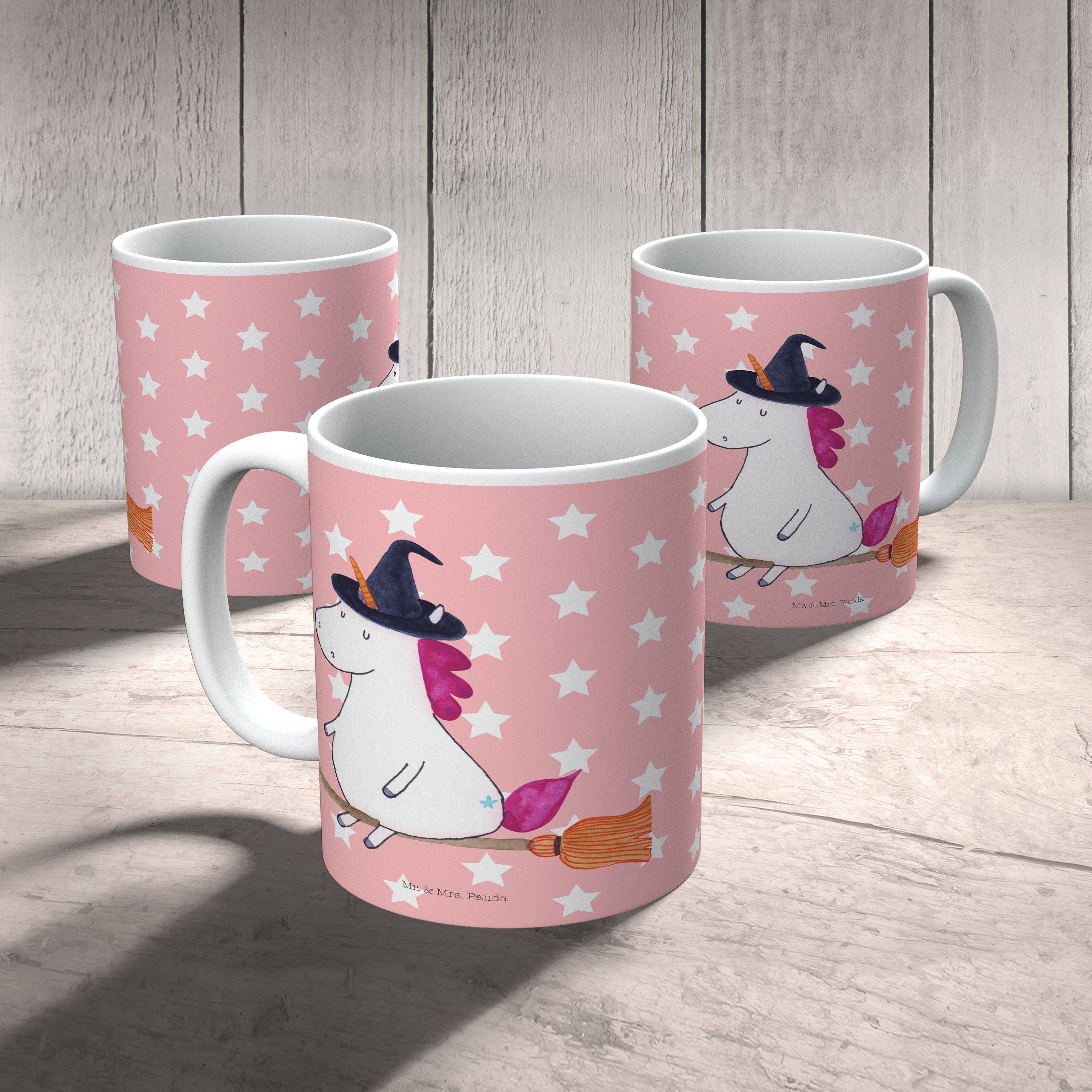 & Panda Hexe Verrückte, Geschenk, Einhorn Rot Einhorn Mr. - Keramik Mrs. Deko, Pastell Tasse, - Tasse