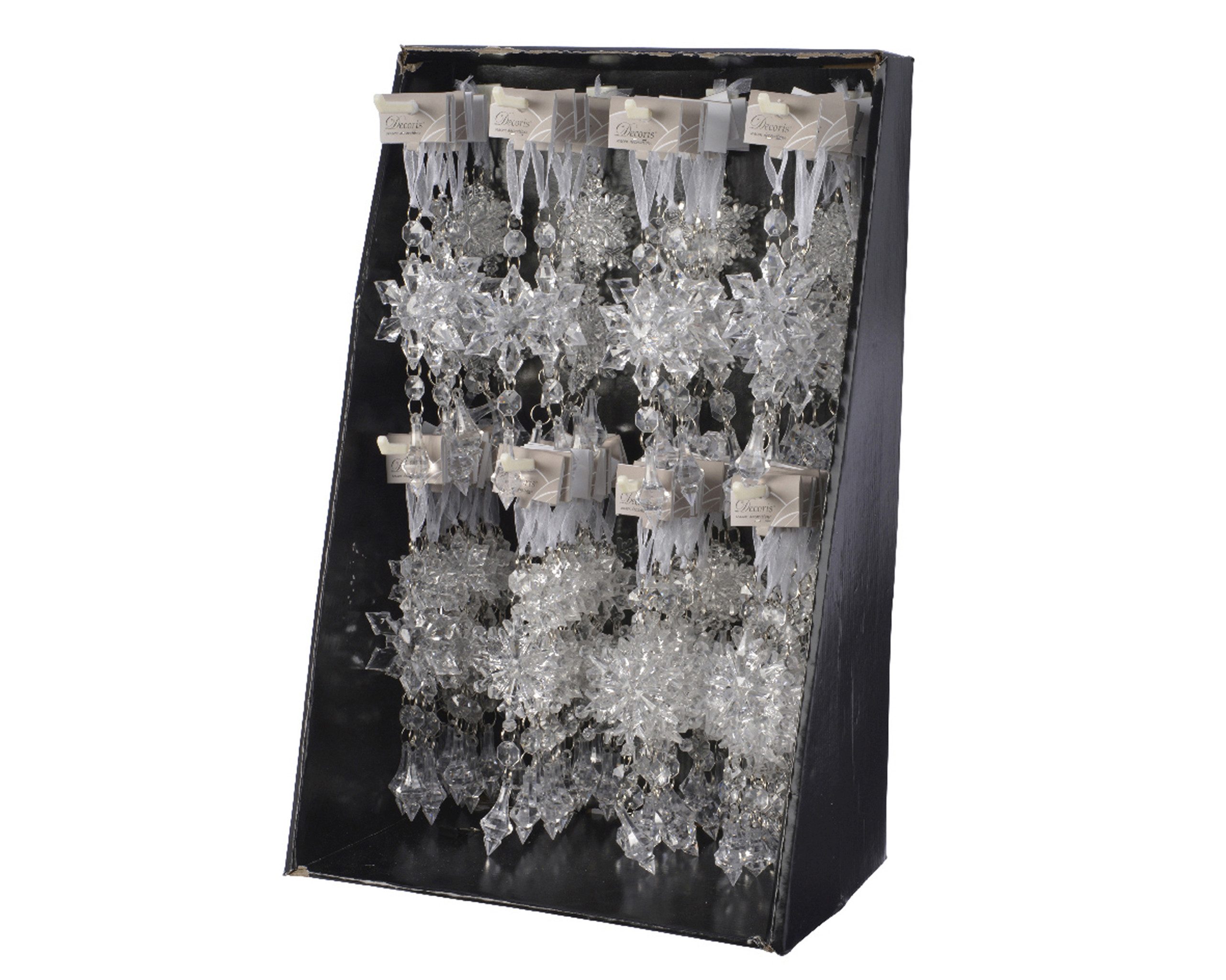 Kaemingk Christbaumschmuck, Christbaumschmuck Schneeflocke 16cm klar transparent, 1 Stück sortiert