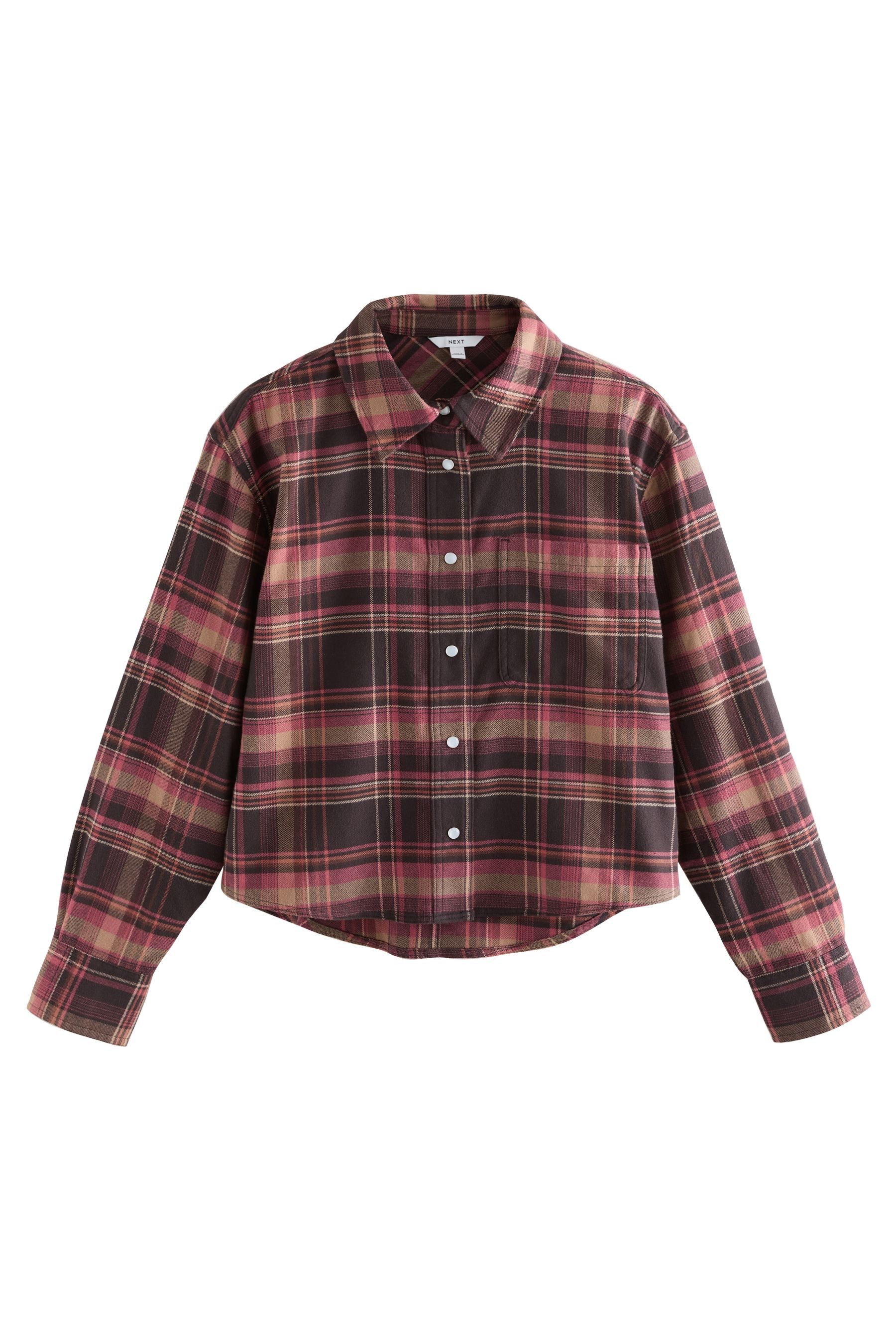 Next Langarmhemd Cropped-Langarmshirt (1-tlg)