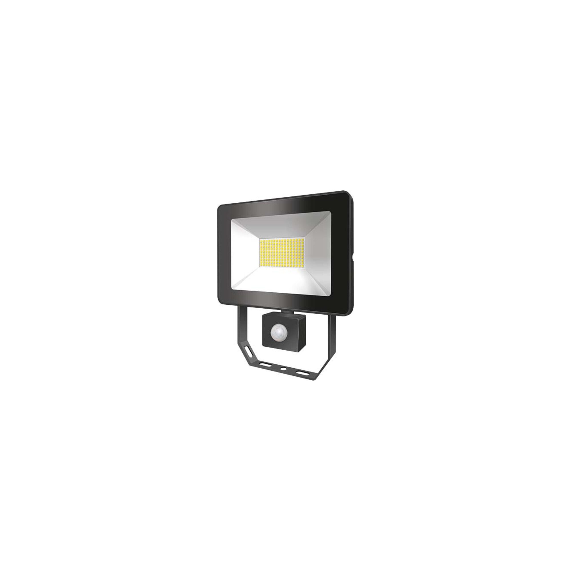 ESYLUX Laterne ESYLUX LED-Strahler mit BWM 3000K schwarz BASICAFLTR1000830MDB