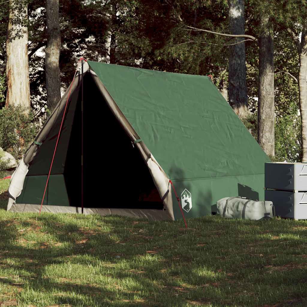 furnicato Faltzelt Campingzelt A-Rahmen 210x150x120 cm Grün, (1 tlg), Wetterfestes Wanderzelt für 2 Personen mit versiegelten Nähten