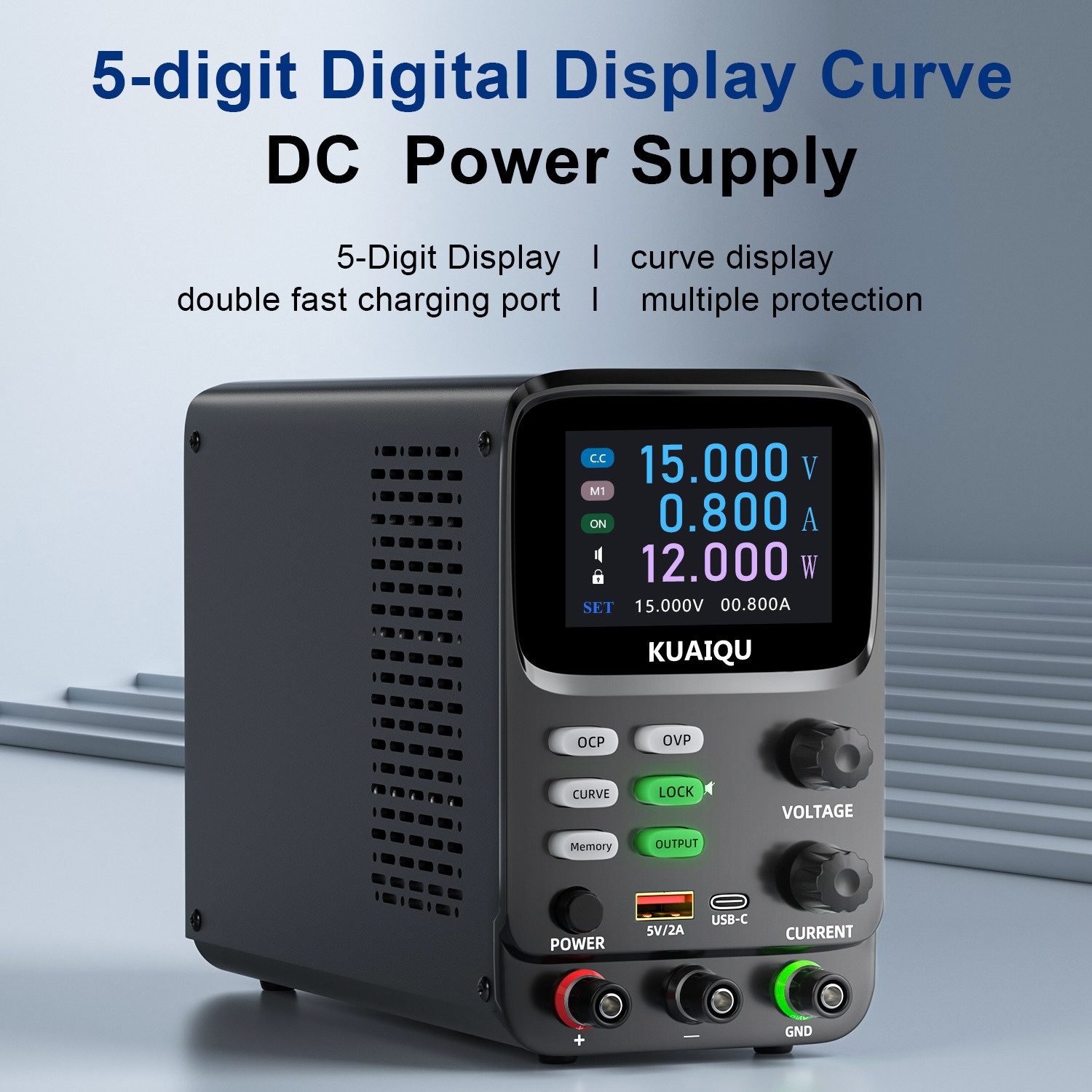 BBG Outdoor Power Station Generator, Black, 220V AC, 30V/10A DC, 300W, Portable Power Storage for Camping, Emergencies and Mobile Charging