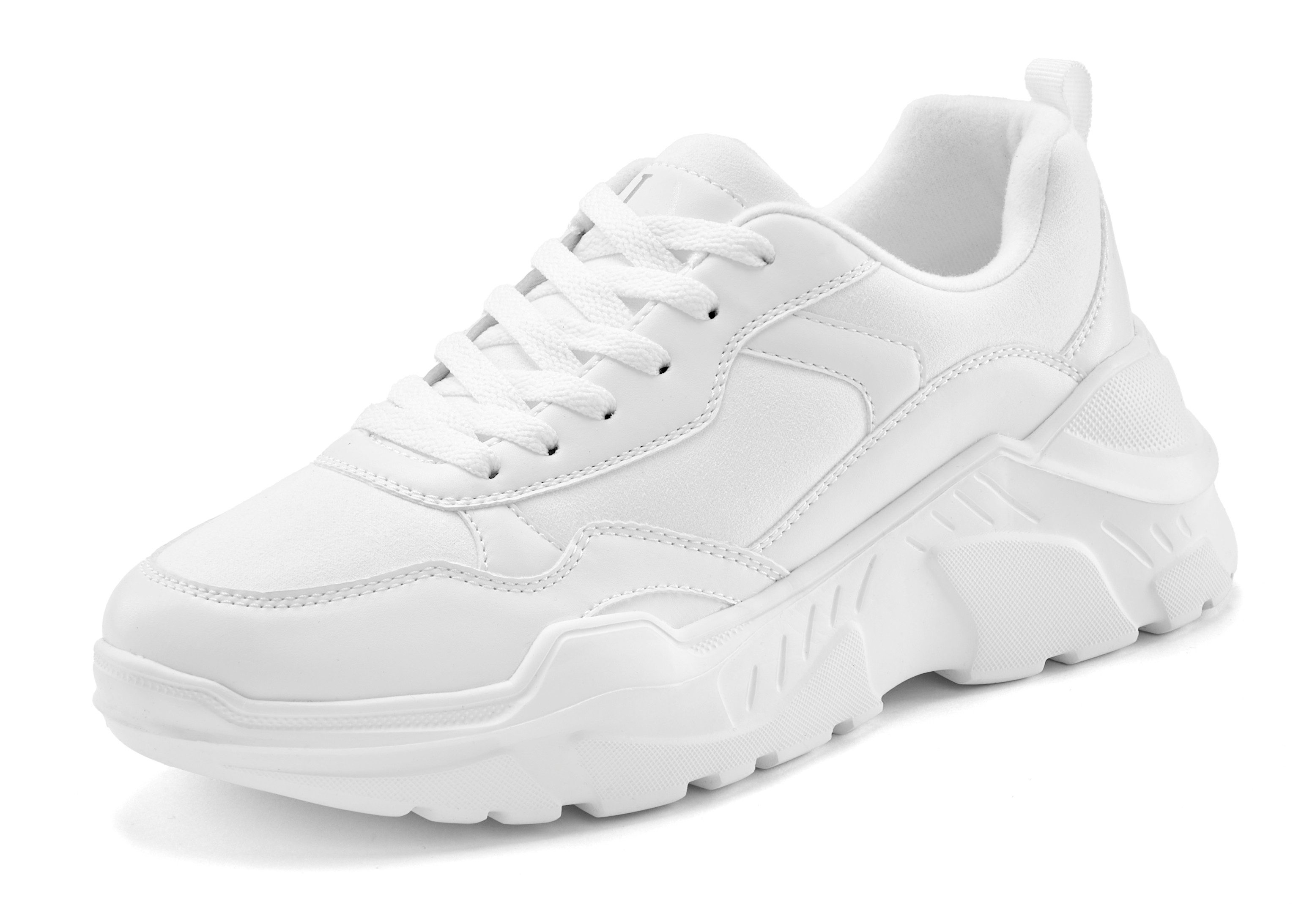 LASCANA Turnschuhe, Sneaker Halbschuh, Sportschuh, leichte Chunky Sohle, we günstig online kaufen