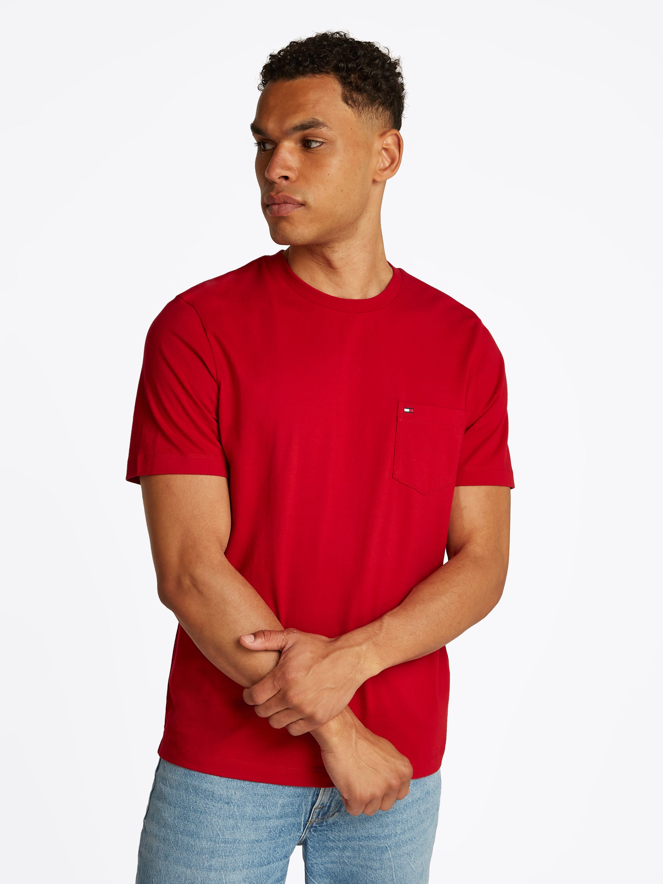 Tommy Hilfiger T-Shirt ESSENTIAL SOLID POCKET TEE günstig online kaufen
