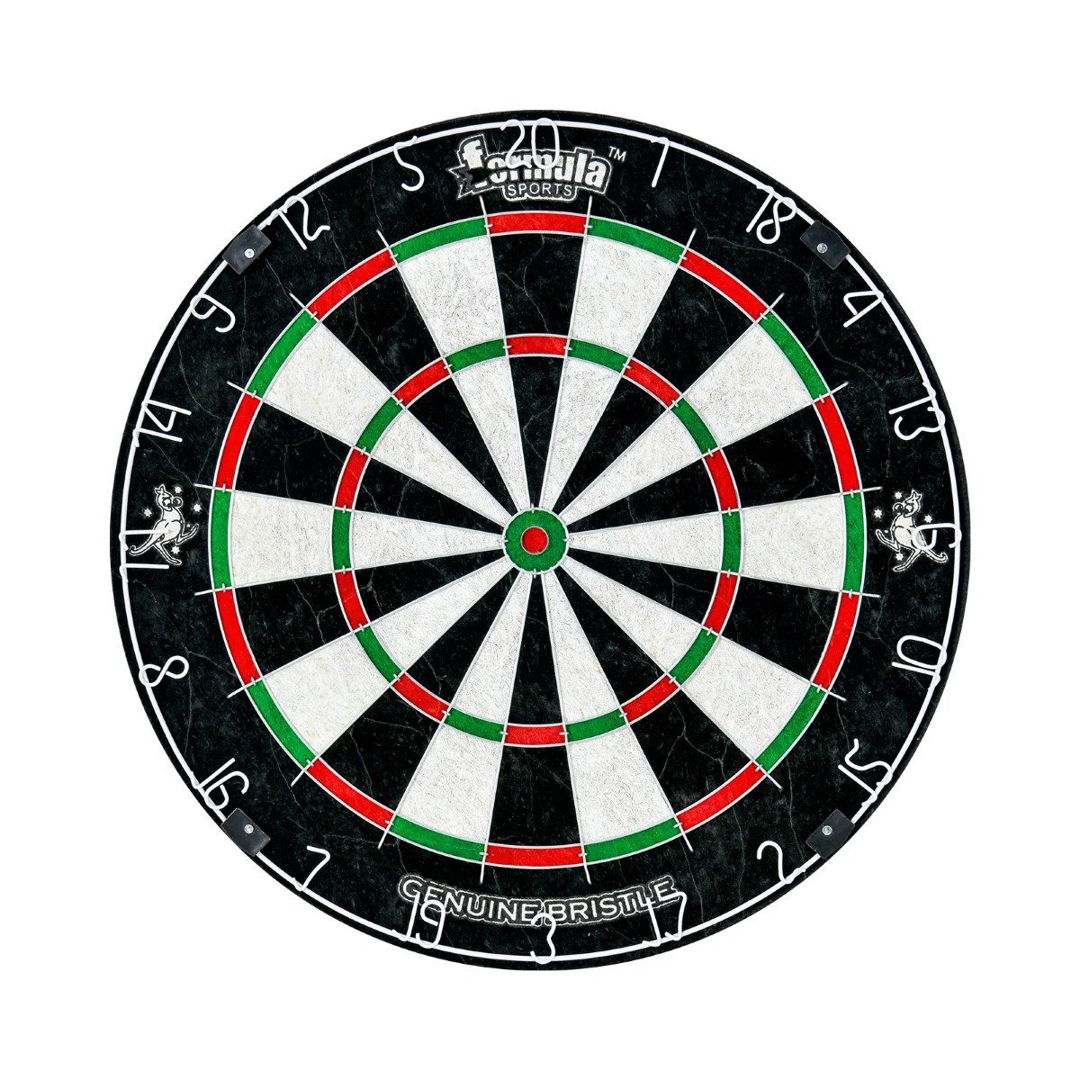Dartscheibe Formula Sports Bristle-Dartboard mit Runddraht & drehbarem Zahlenring