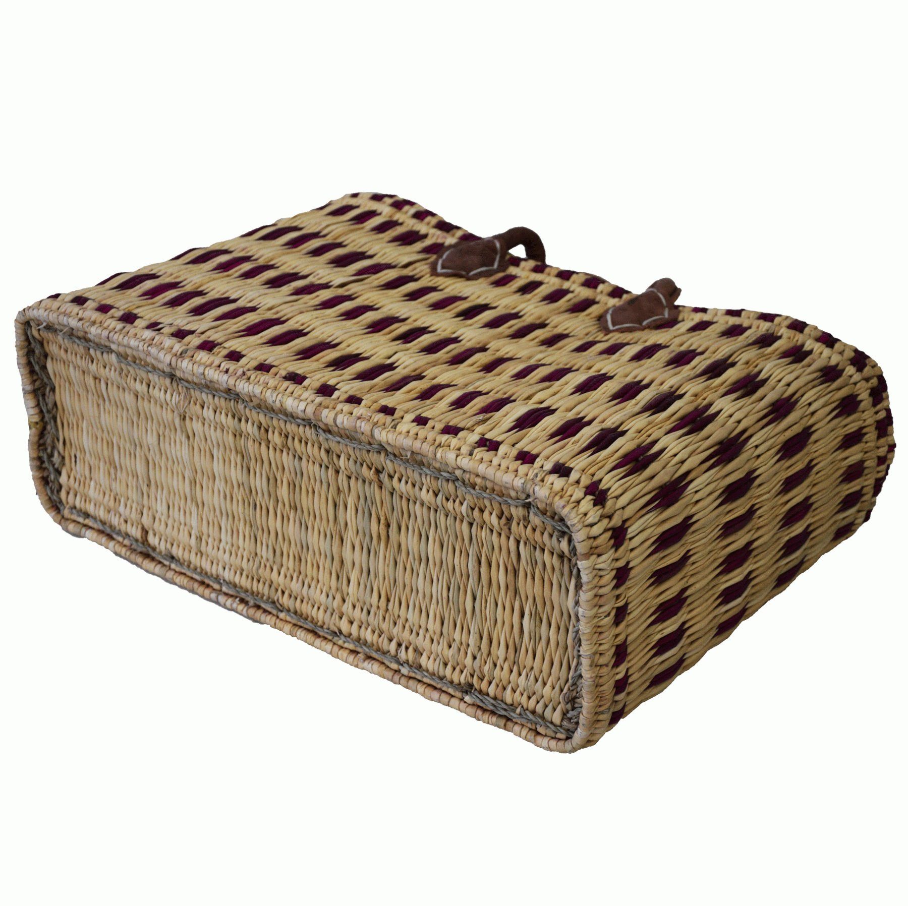 SIMANDRA Einkaufskorb Seegras, Handarbeit, Autokorb