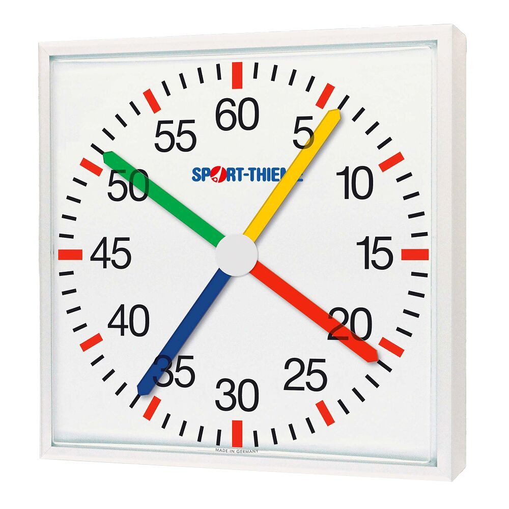 Peweta Sportuhr Schwimmbad-Trainingsuhr mit LED-Hinterbeleuchtung und Sekundenkreuz, Ermöglicht die Anzeige von Zwischenzeiten im Training