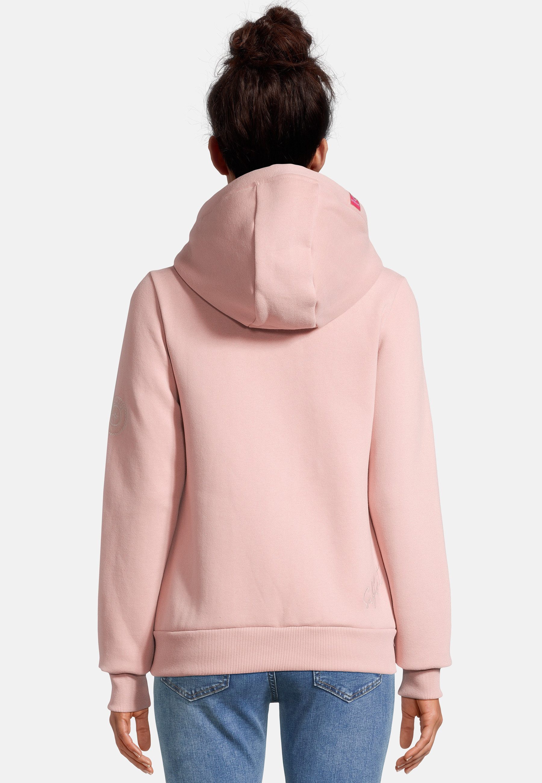 salzhaut Sweatjacke SÖÖTE JACKE Damen Leicht tailliert weiche, bequeme Sweatjacke, Hoodiejacke, Indoorjacke zum Verlieben!